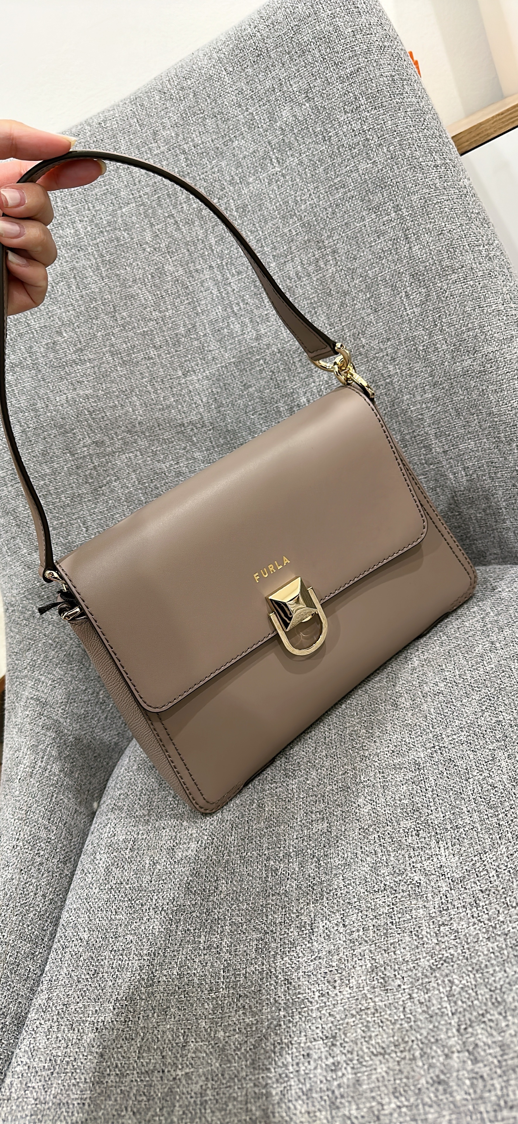 Furla small circle shoulder bag