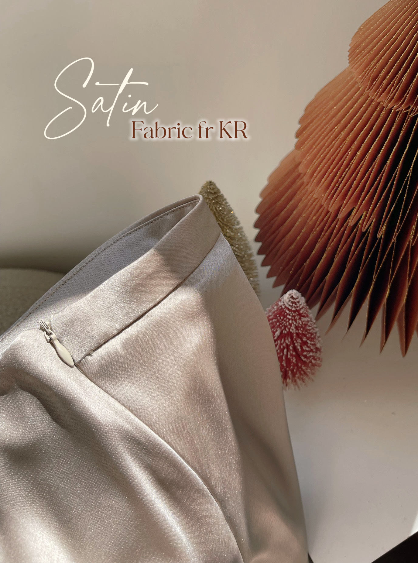 Satin Midi Skirt_SK229L19