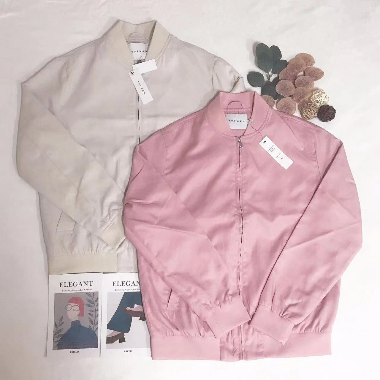 TOPMAN RECYCLED BOMBER JACKET