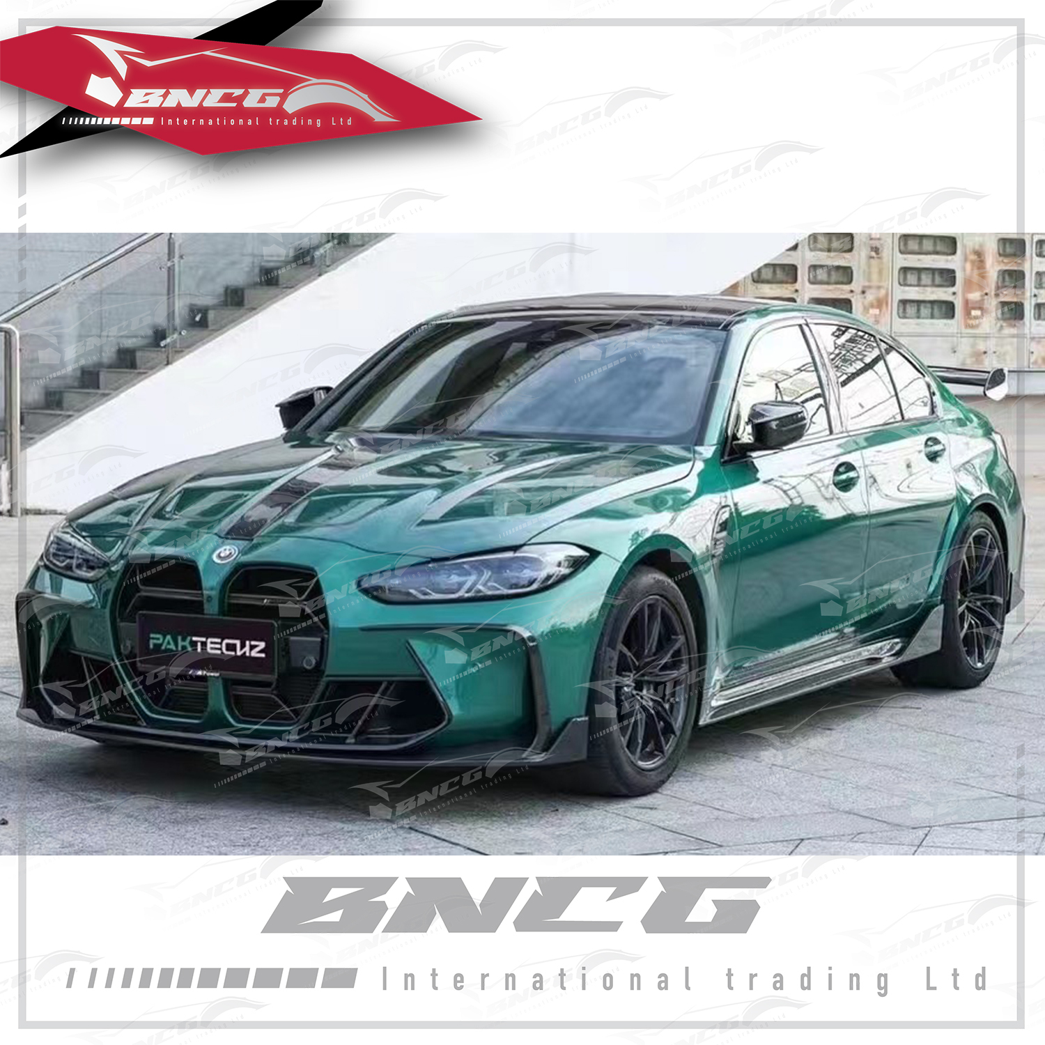 寶馬 BMW G80 M3 G82 M4 乾碳纖維 空力套件 PAKTECHZ款 前後下巴 前後風刀 前保桿飾件 側裙 後包角 引擎蓋 大尾翼