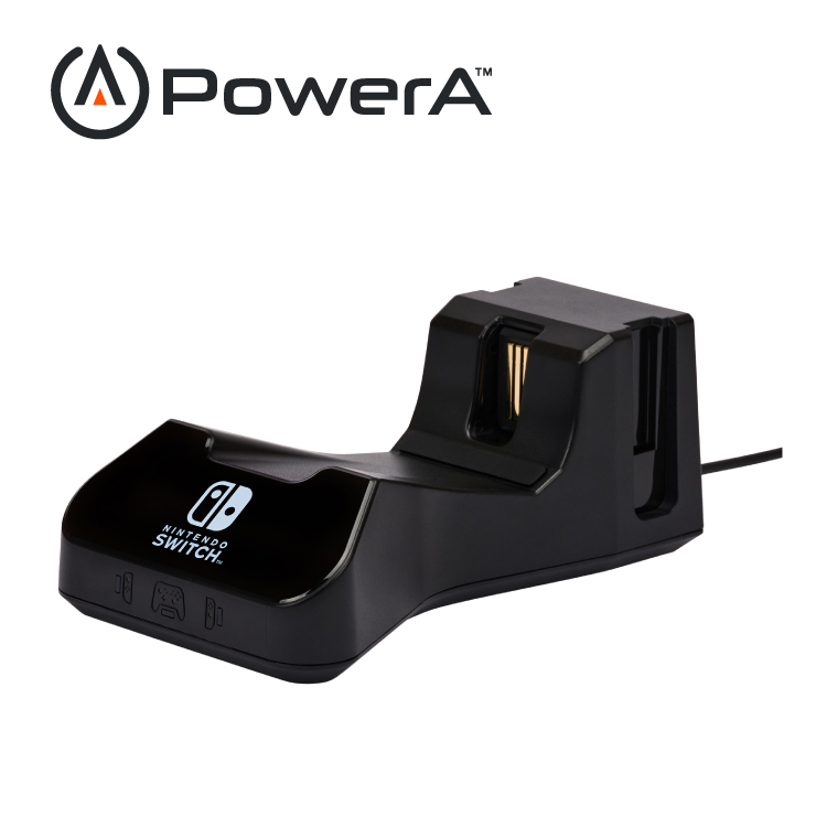 【PowerA】|任天堂官方授權|Joy-Con 加Pro 手把2合1充電座(1525991-01)