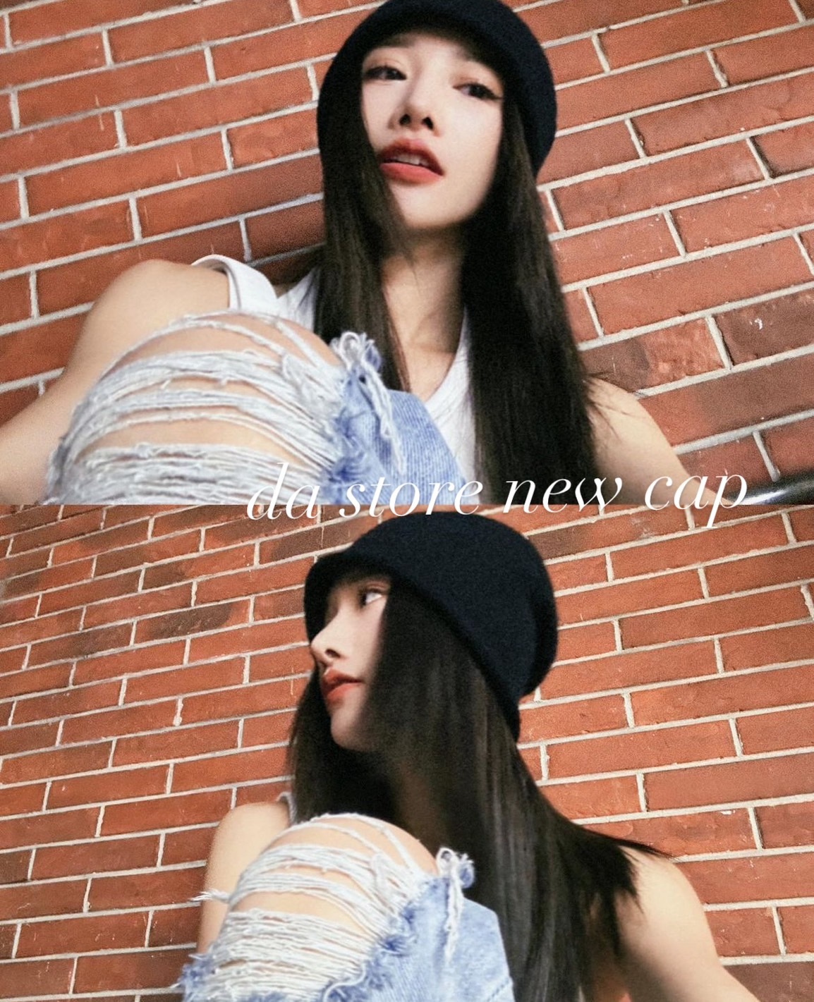 後抽繩針織毛線帽/四色