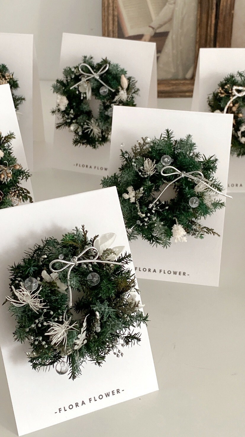 聖誕卡片-銀白系列