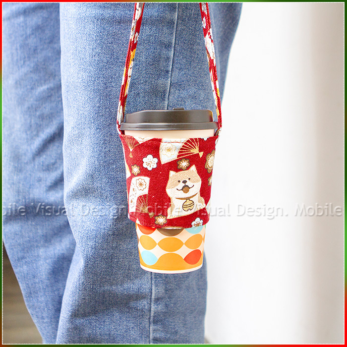 聖誕節禮物贈品 聖誕快樂版 飲料提袋杯套 (贈精美包裝) 環