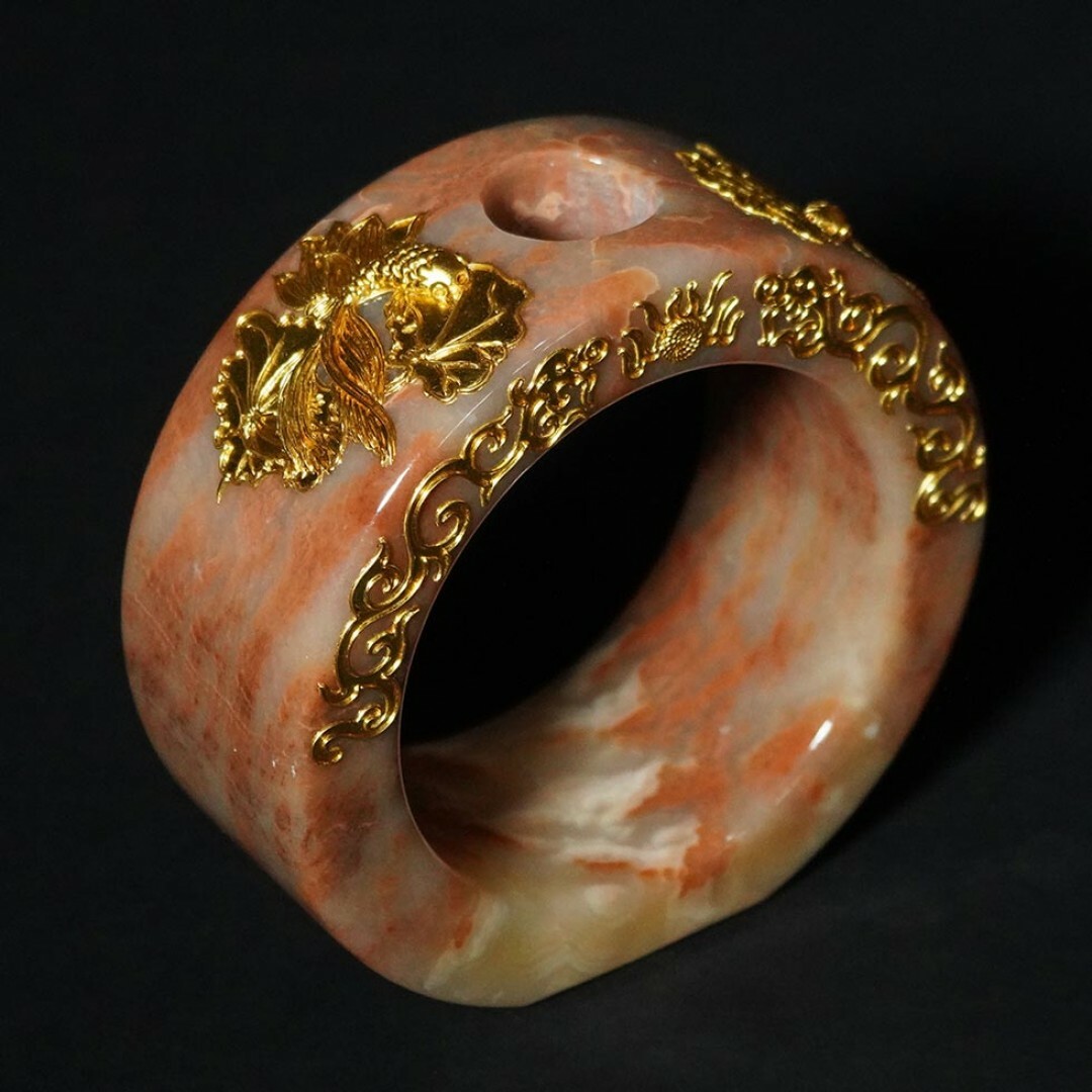 居家開運、佛教界交流伴手禮、收藏自用 │漆線雕 │玉石花器 B款