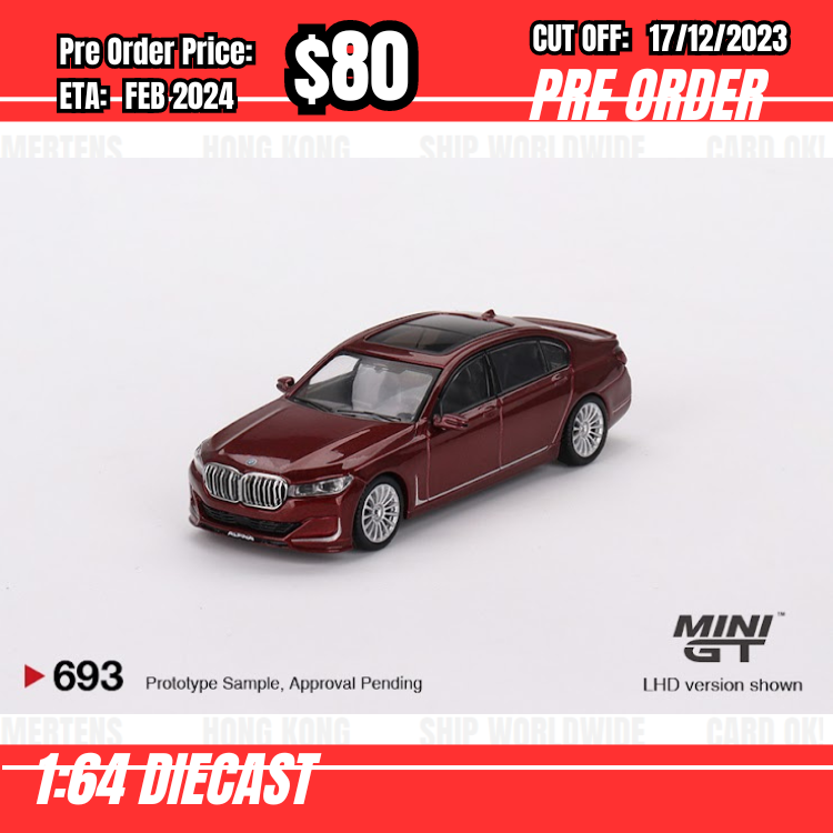 PO-$80 * Mini GT * 1:64 #693 BMW Alpina B7 xDrive  Aventurin RHD [OD04/12]