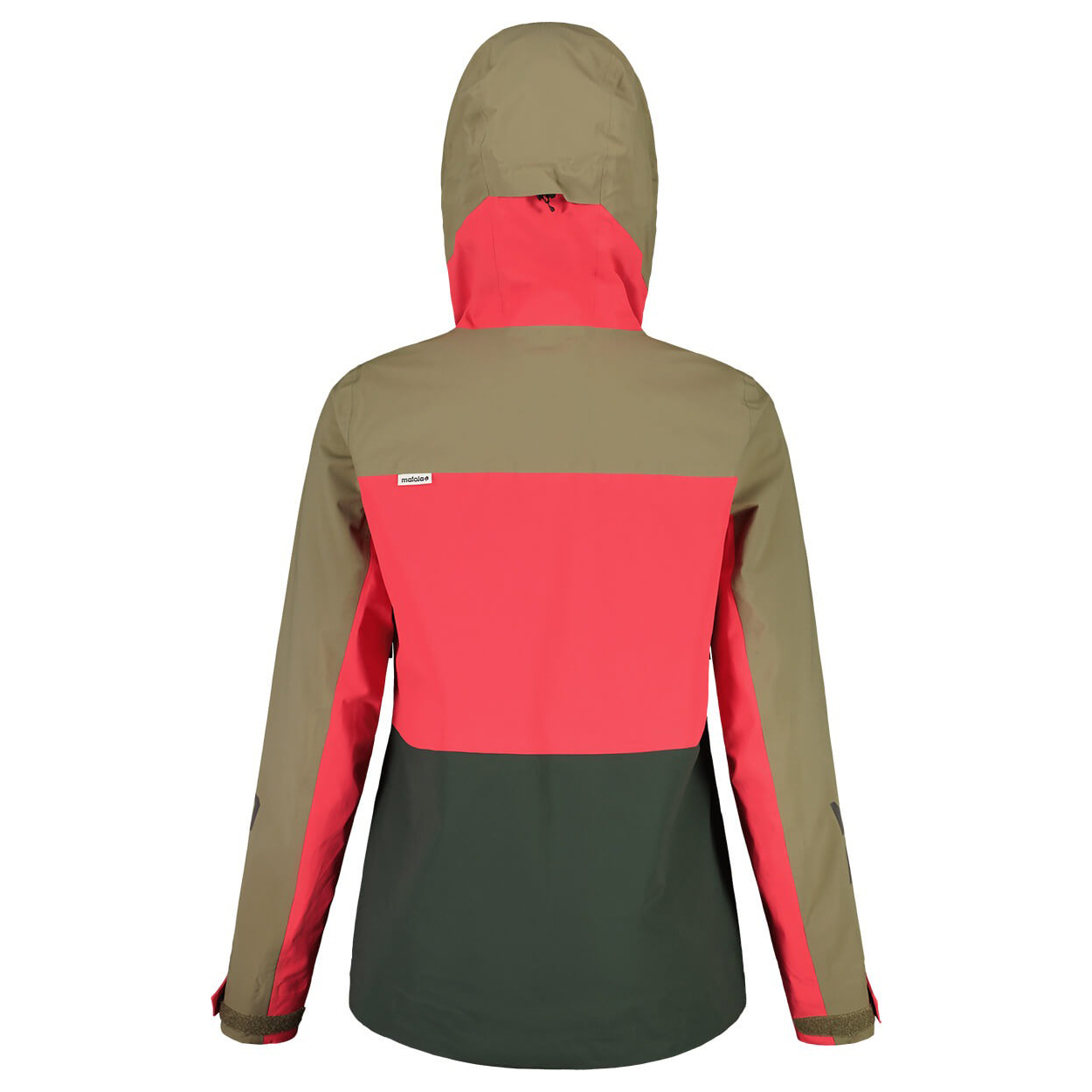 【MALOJA】女3L專業防風防水外套 / 23MA36106-[黑綠拼、桃綠拼]