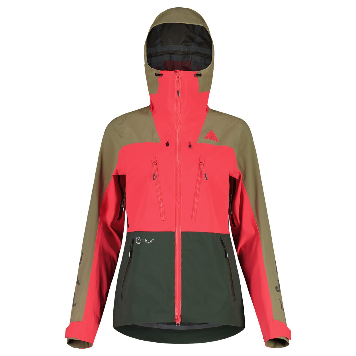 【MALOJA】女3L專業防風防水外套 / 23MA36106-[黑綠拼、桃綠拼]