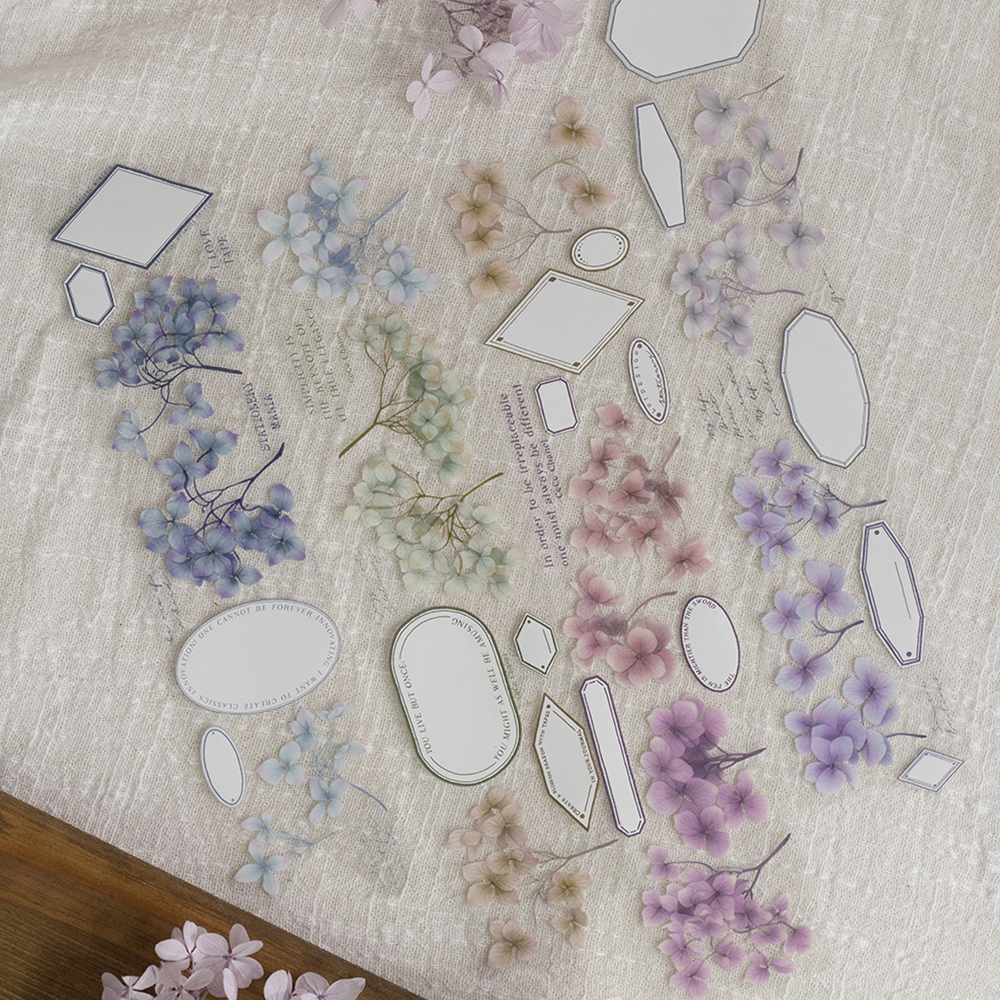 樂意Loi．詠花-永生花 5cm亮面PET膠帶 <整捲/分裝>