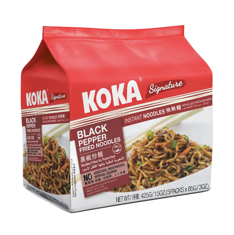 Koka 黑胡椒炒麵
