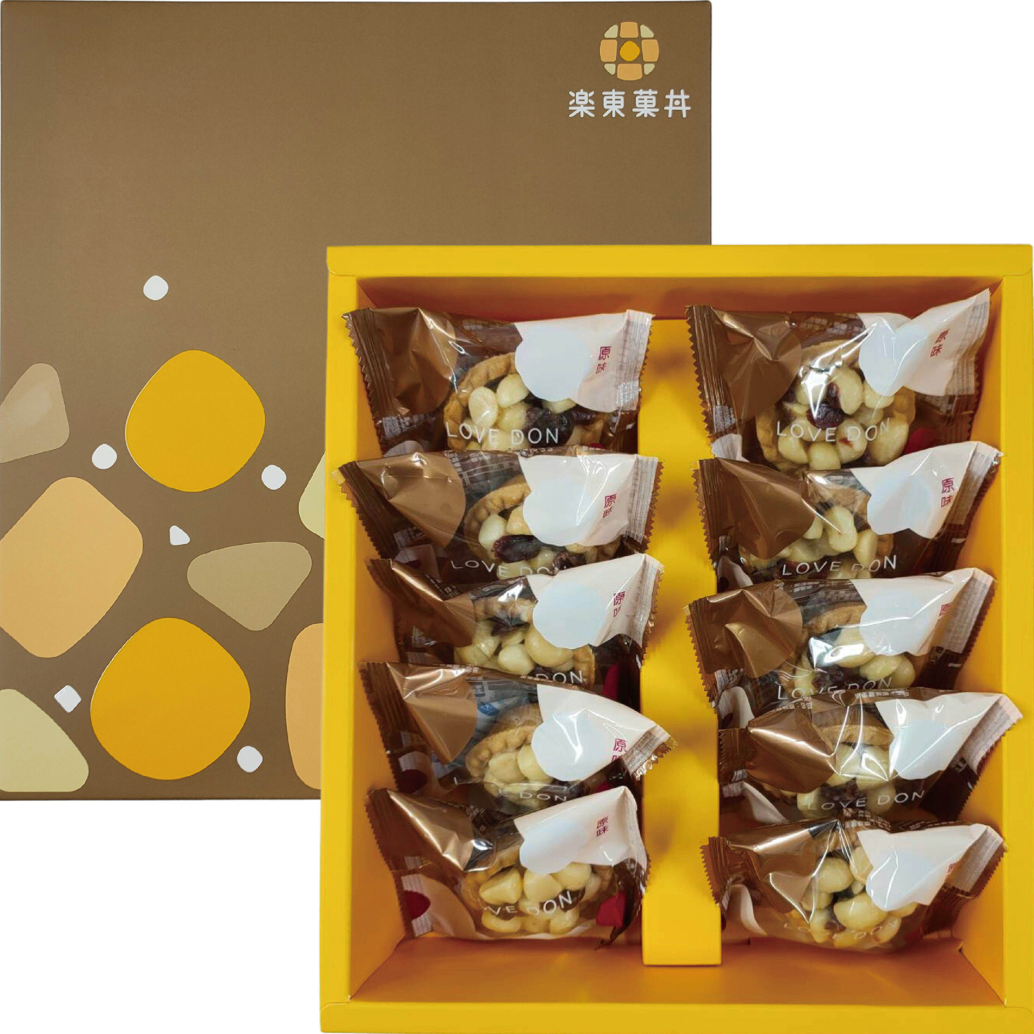 [A01] 菓珍樂心禮盒 -堅果塔10入