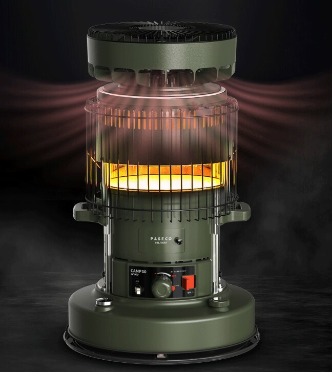 【PASECO】CAMP 30 鈦離子煤油暖爐 (四色)