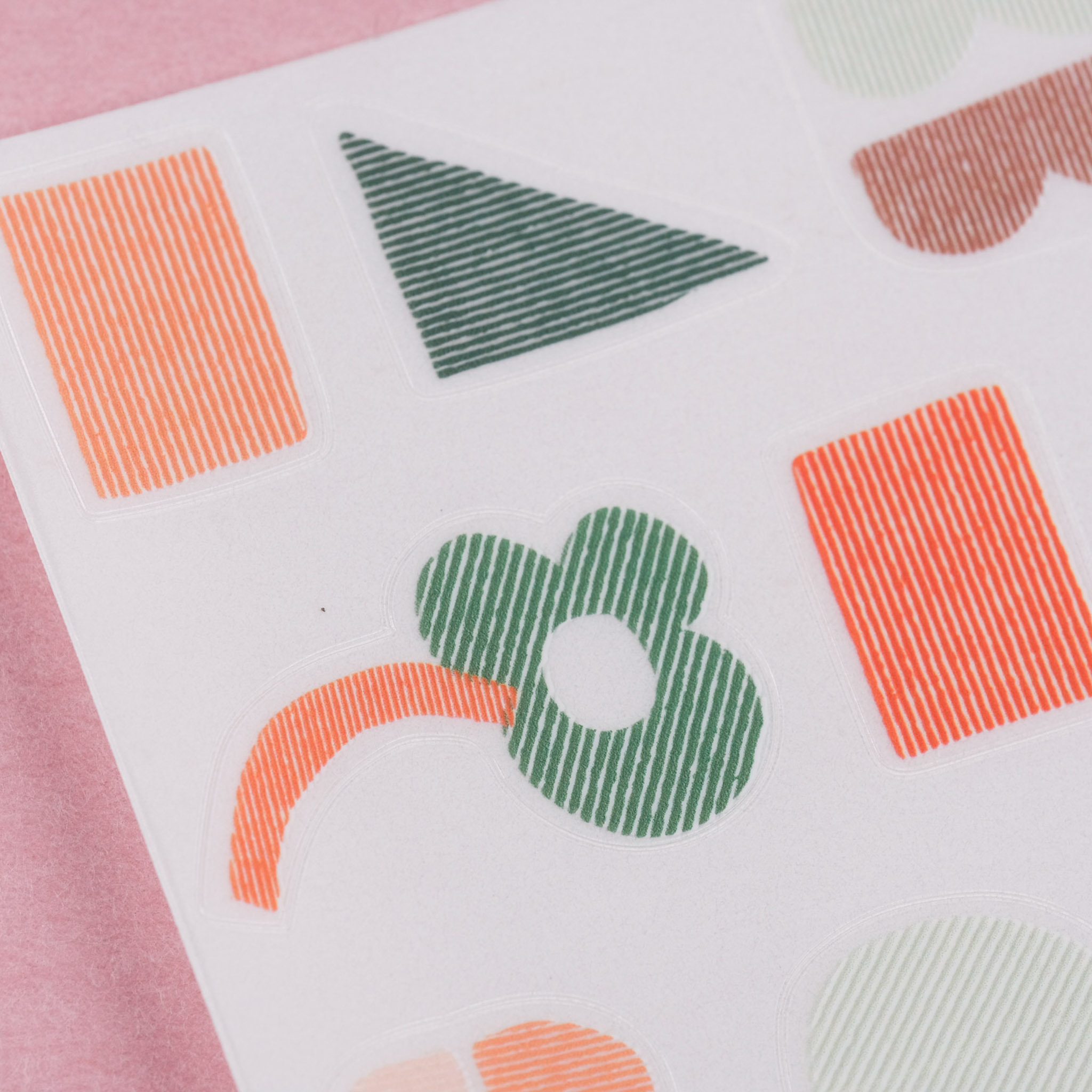 快樂元素 霧面透明貼紙｜什物 A KIND OF CAFE 台灣