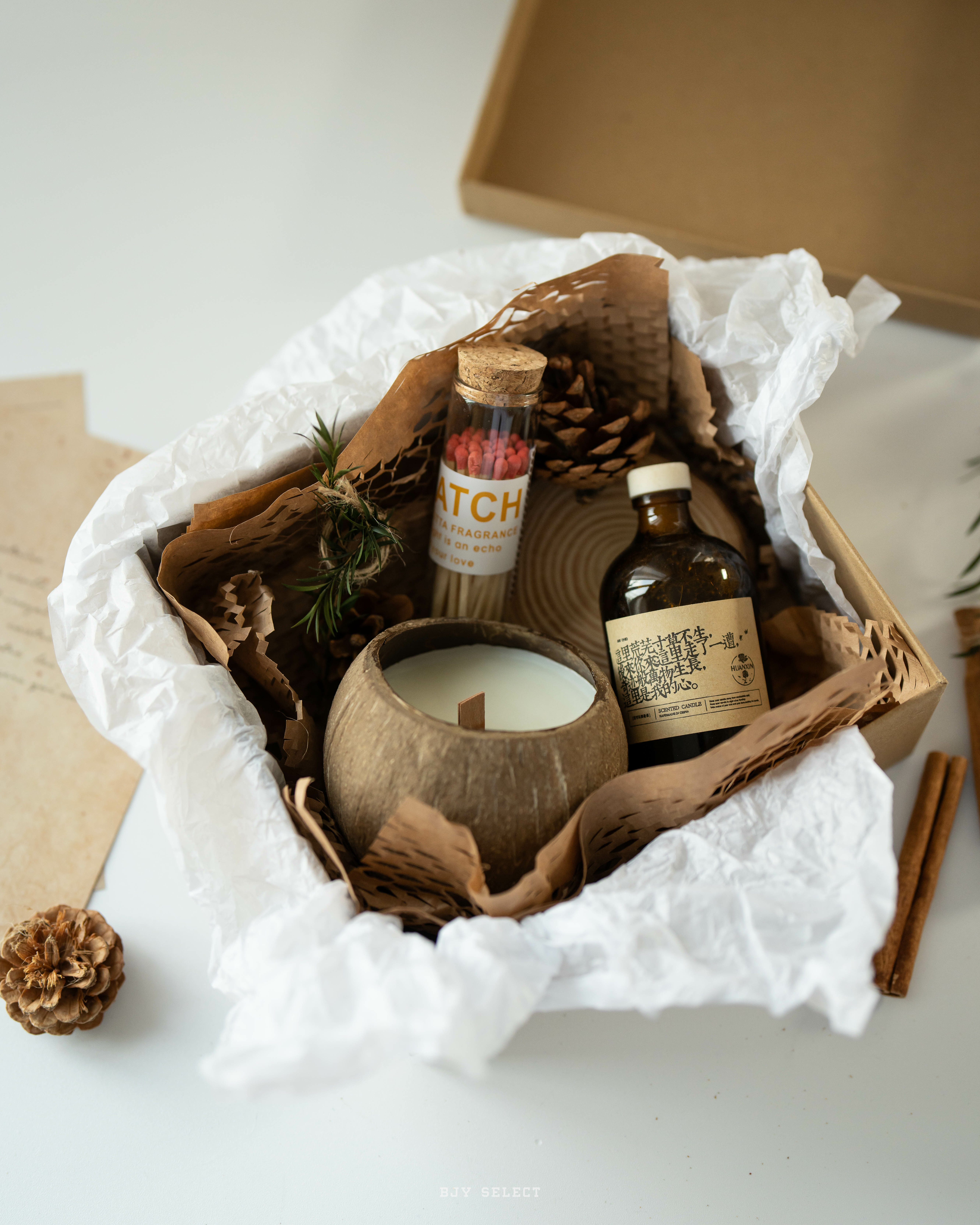 #現貨 送禮首選 椰子蠟燭禮盒 氛圍感 擴香瓶 蠟燭