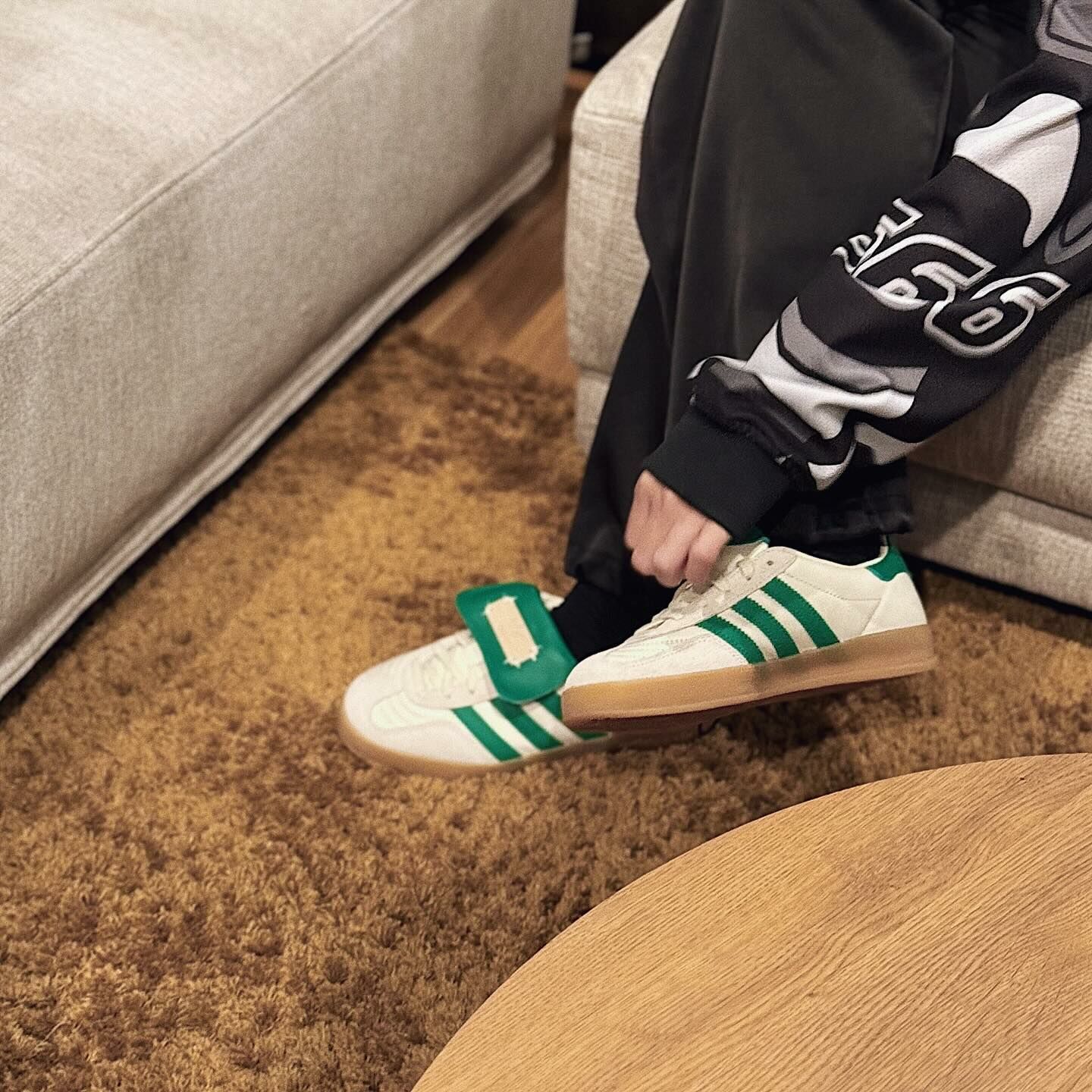 Adidas Originals Gazelle Indoor  X FOOT INDUSTRY 奶油綠 生膠底 聯名款 男女尺寸 IG3518