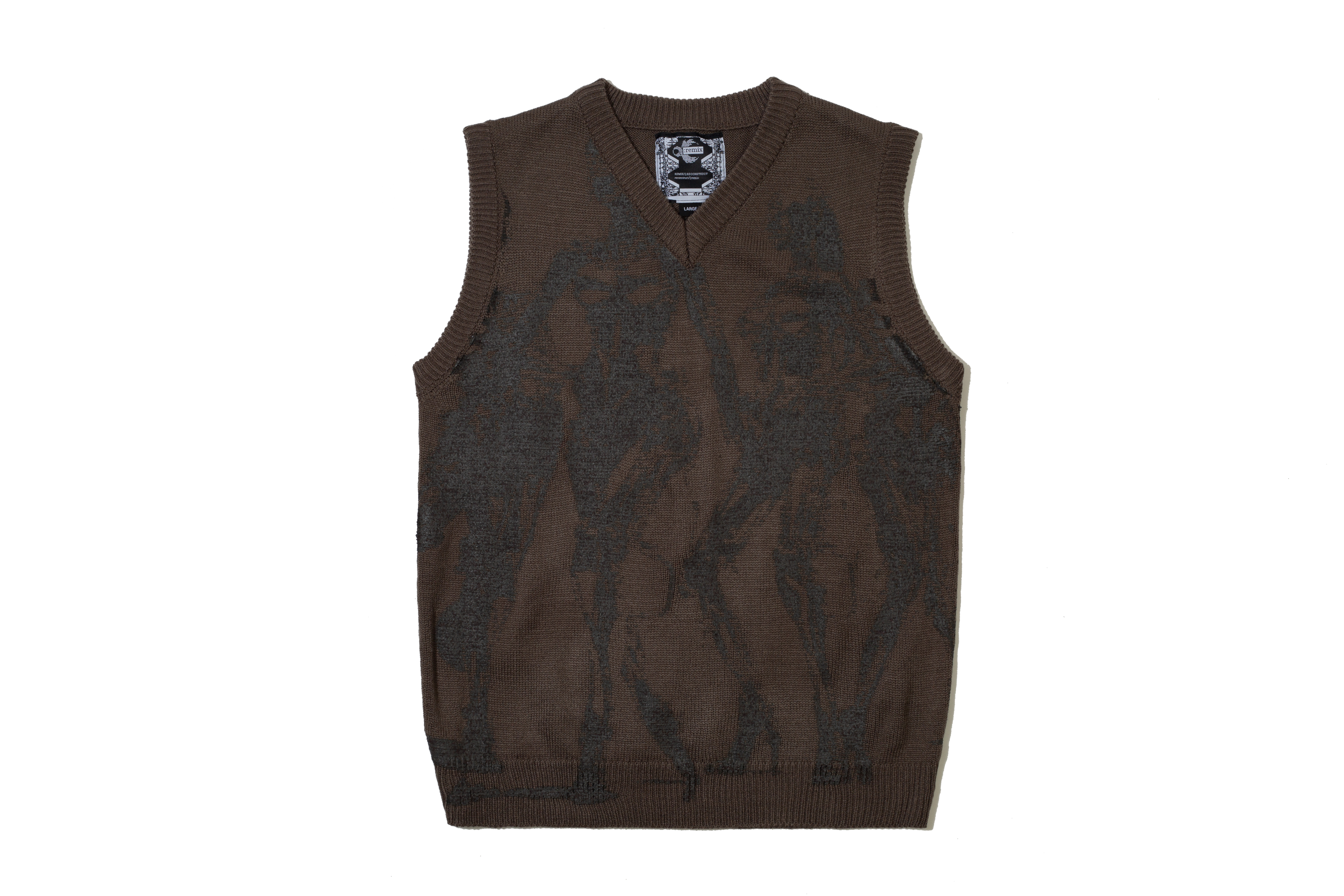 REMIX "Ai Knitted Vest" (Coffee)