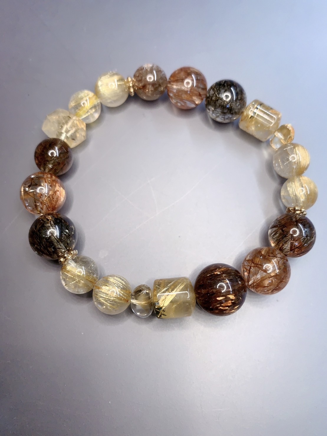 黑金超七與鈦晶黃水晶丨財富與護身晶礦｜十一月