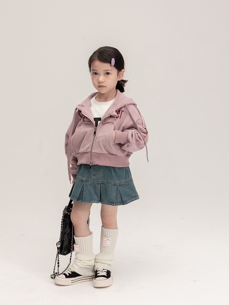 美式感短板棒球外套