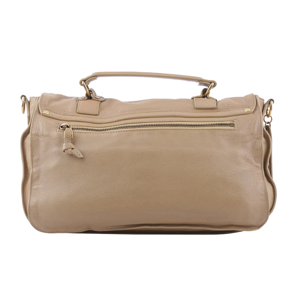 【PROENZA SCHOULER】金釦中型手提斜背二用包(膚色) MP1237268-SG
