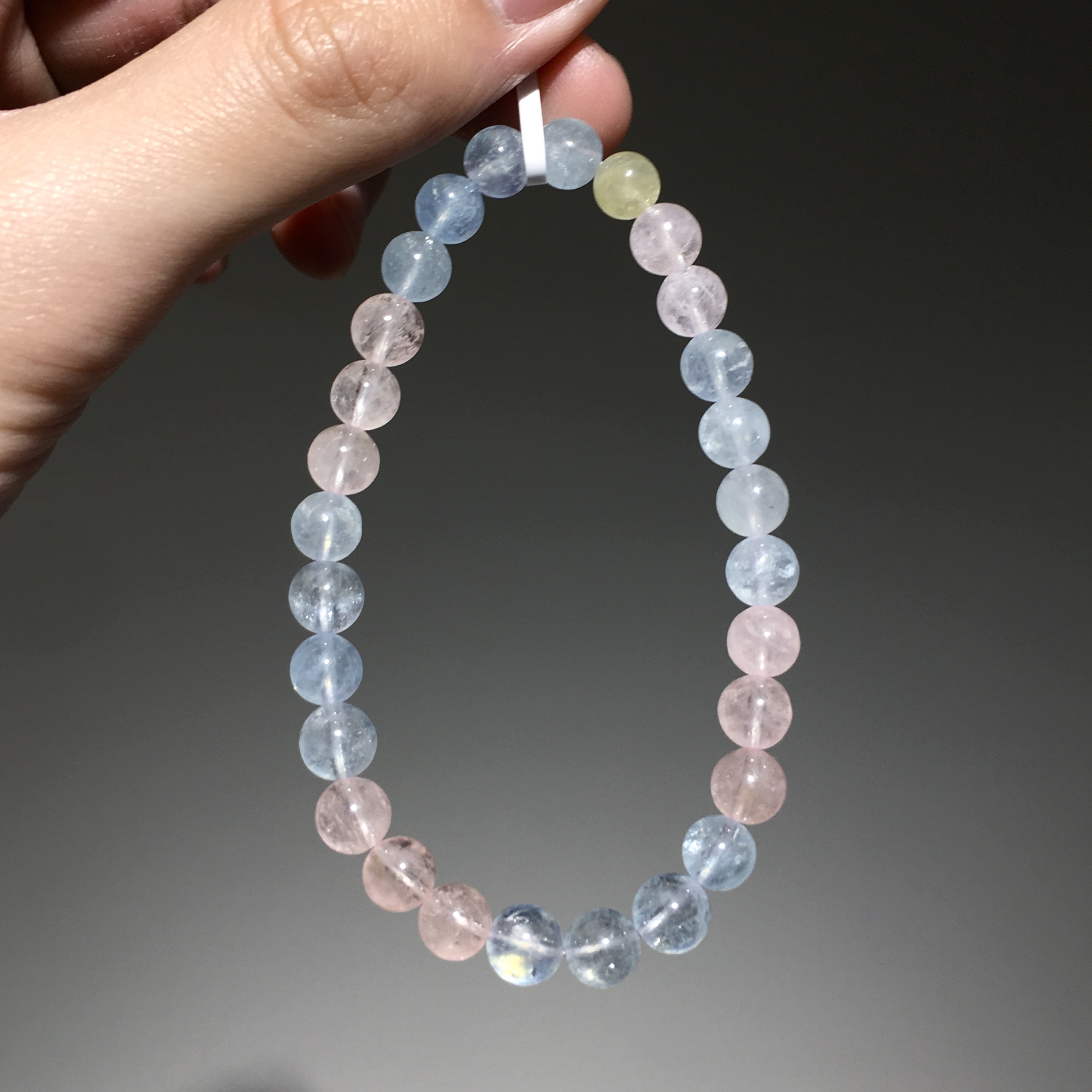 彩摩根石手串 05775 6.5mm