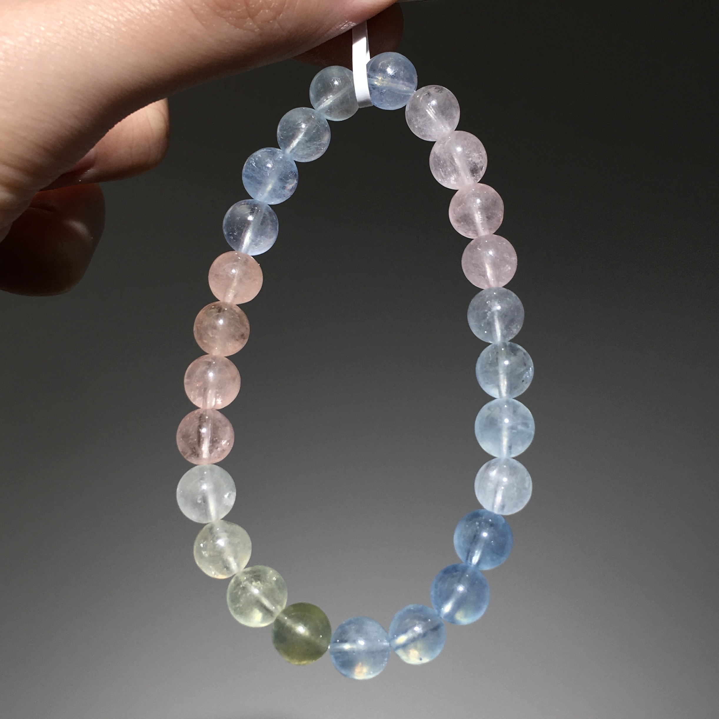 彩摩根石手串 05789 7.5mm