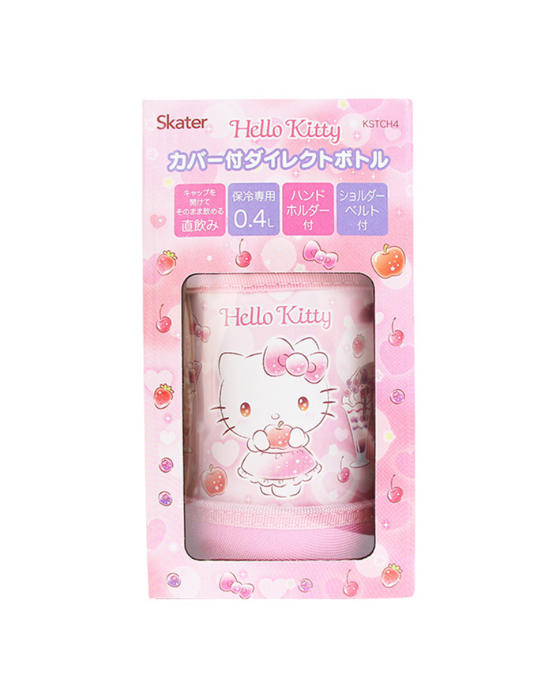 Skater Hello Kitty不銹鋼水壺連收納袋 400ml
