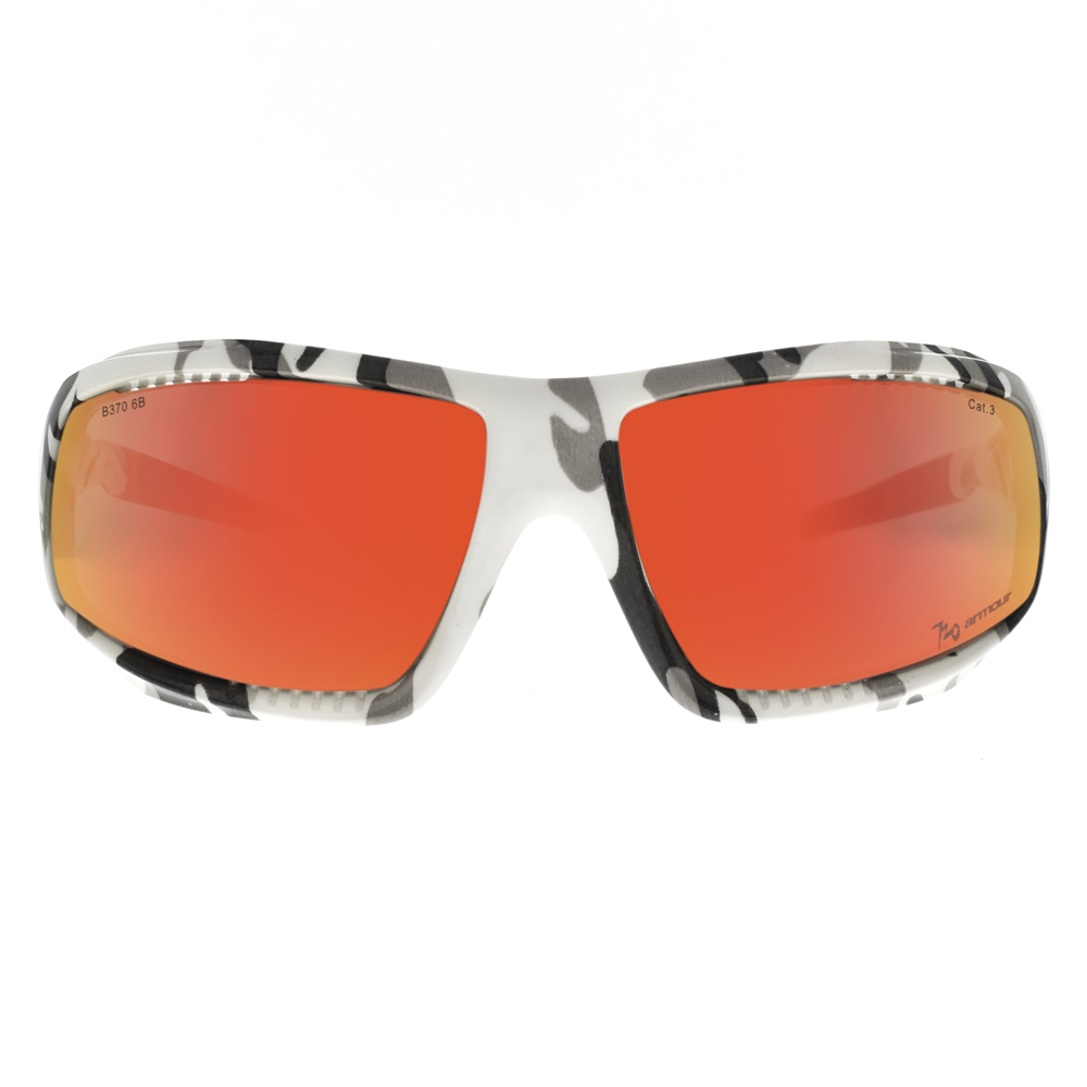 【720】B370 C06 運動太陽眼鏡 (亮澤迷彩/灰紅鍍膜) Rock Asia系列 台灣製