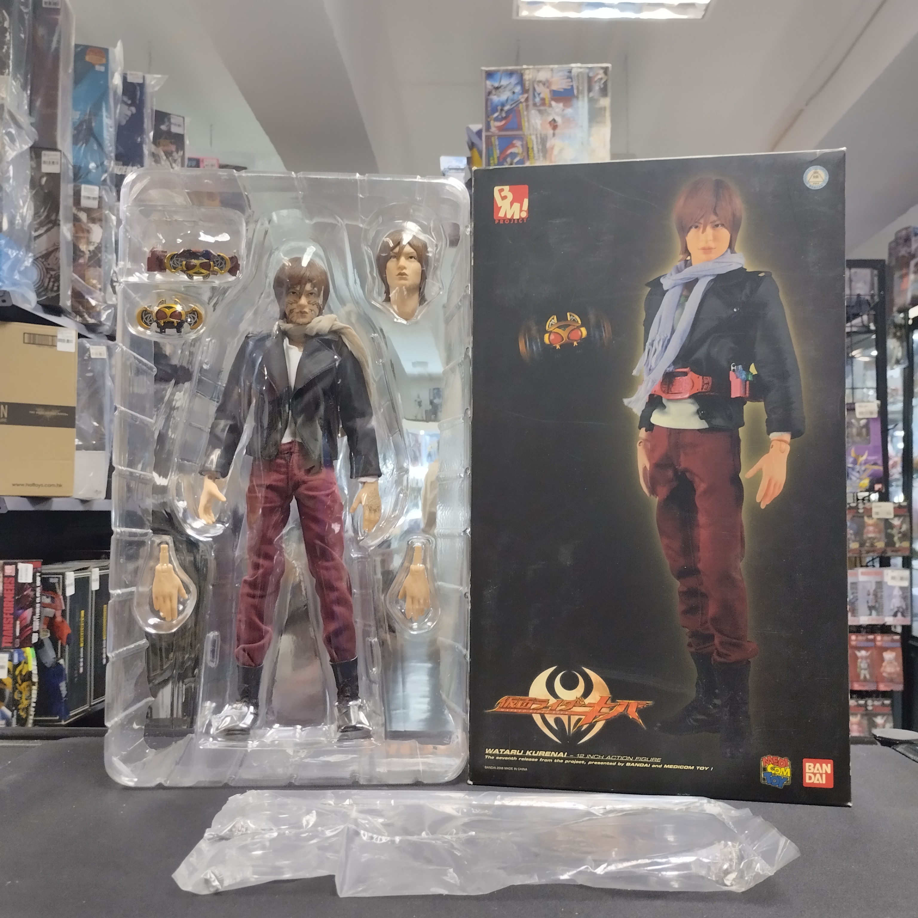 寄賣-幪面超人-RAH Kiva 人間體 紅渡