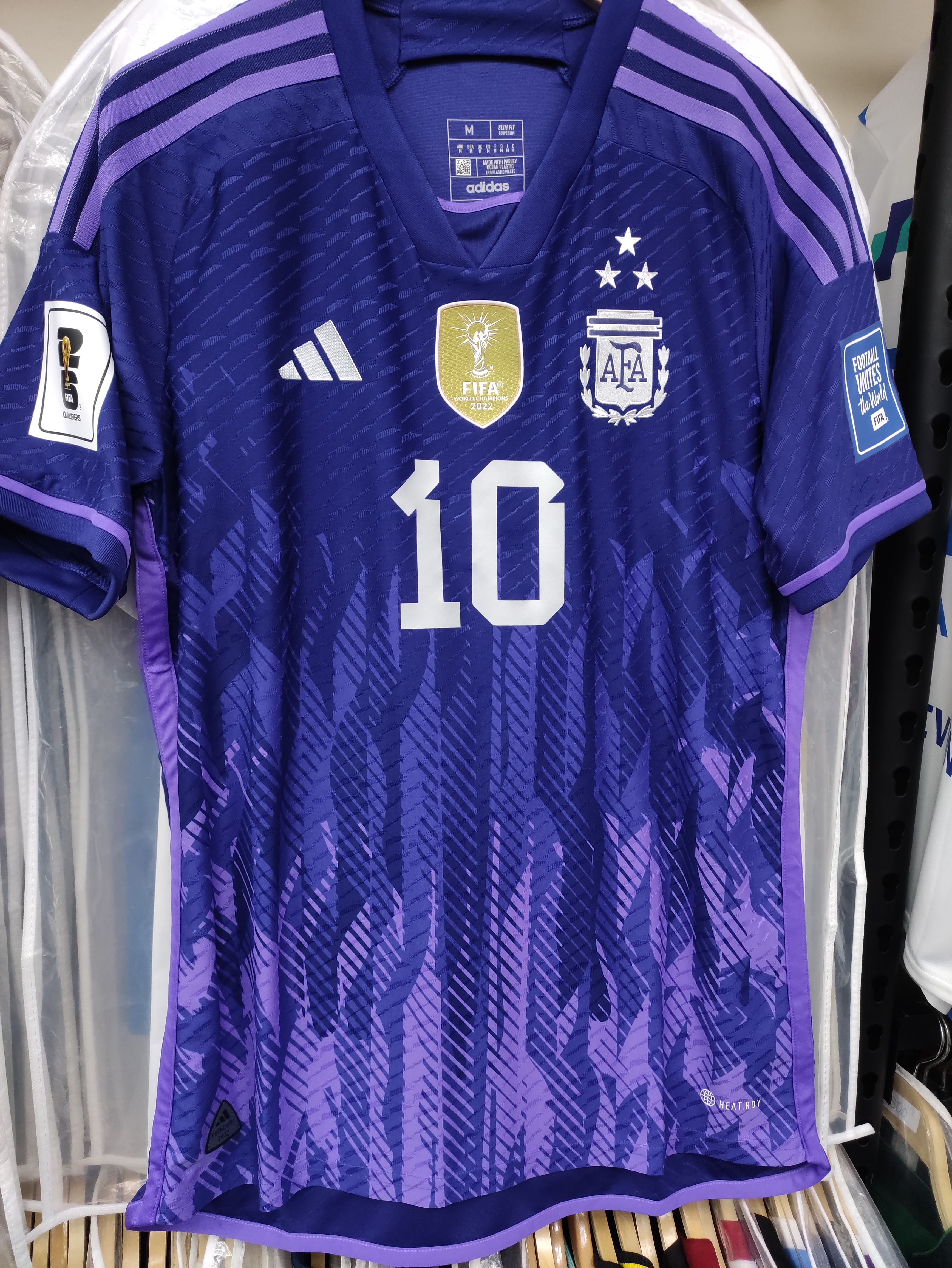 2023阿根廷國家隊三星版本作客美斯更衣室球員版球衣