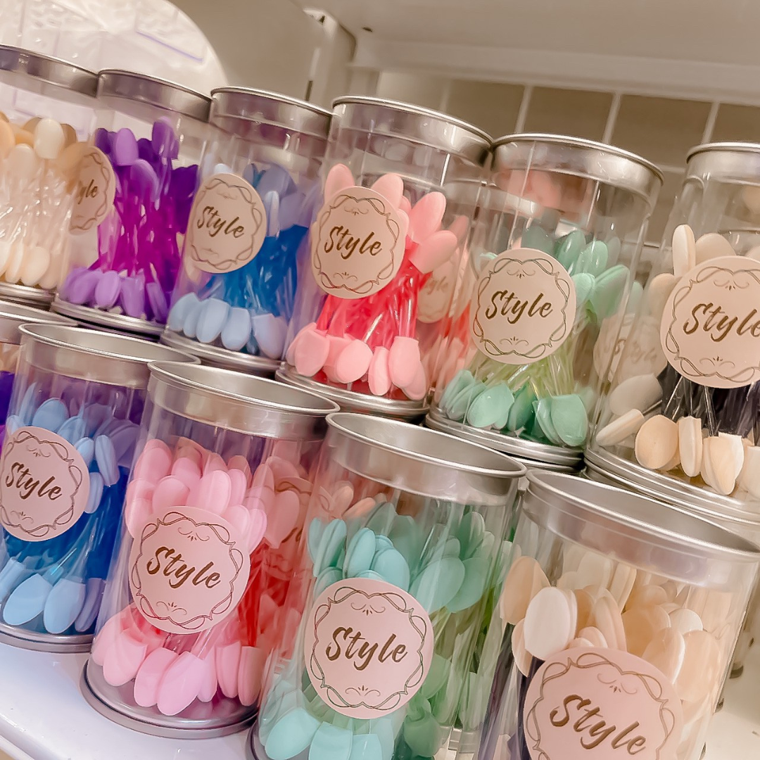 高品質獨立包裝眼影棒五色（芭比紫/螢光綠/海洋藍/經典白/小香黑）