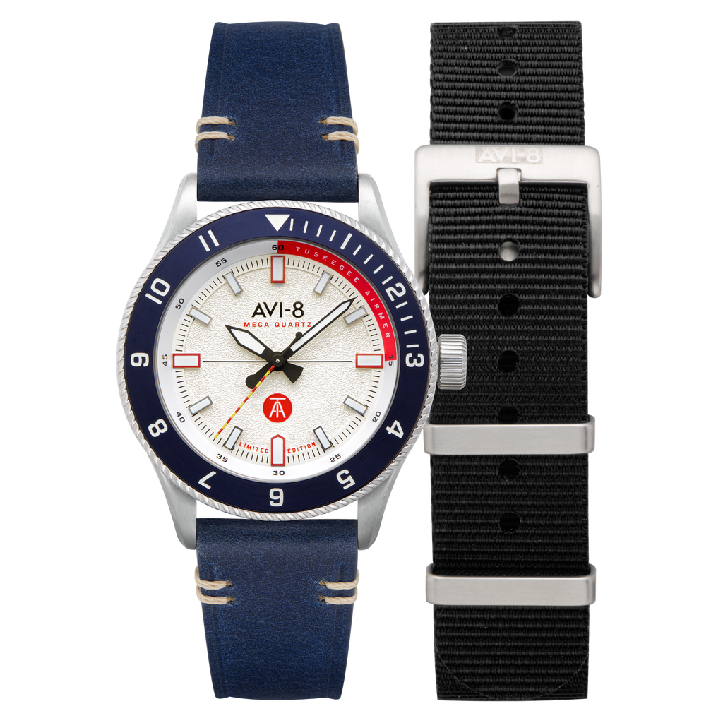 AVI-8 FLYBOY Tuskegee Airmen Meca-Quartz Limited Edition TORRETTO AV-4103-03