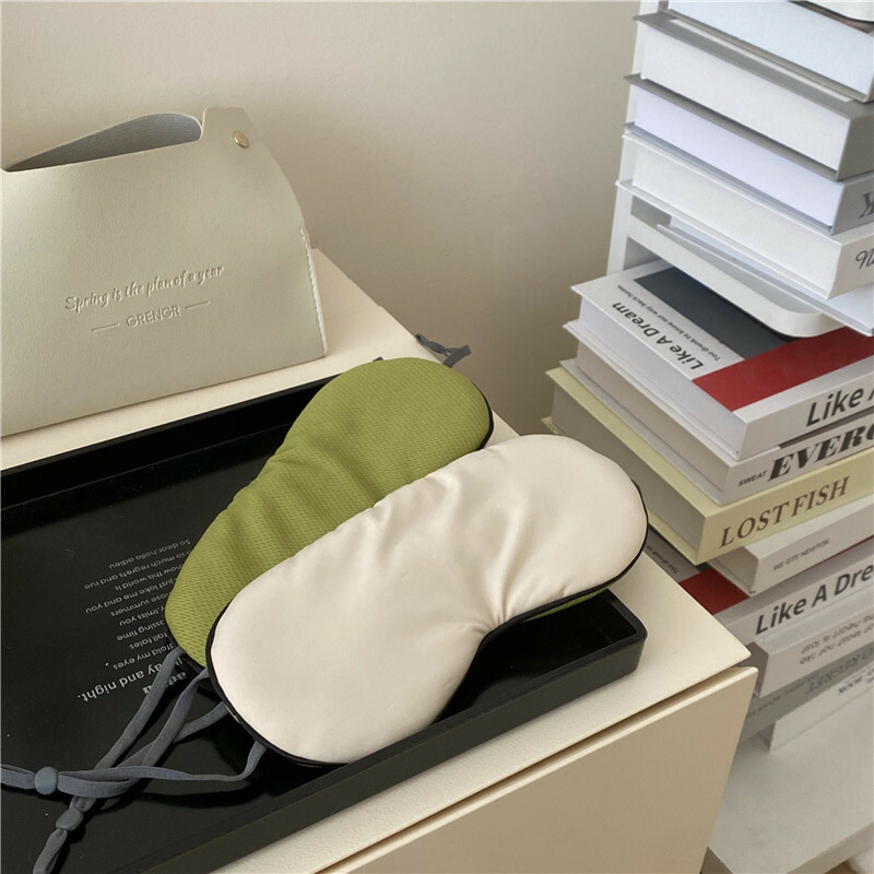 《3404》簡約兩色掛耳式遮光透氣眼罩