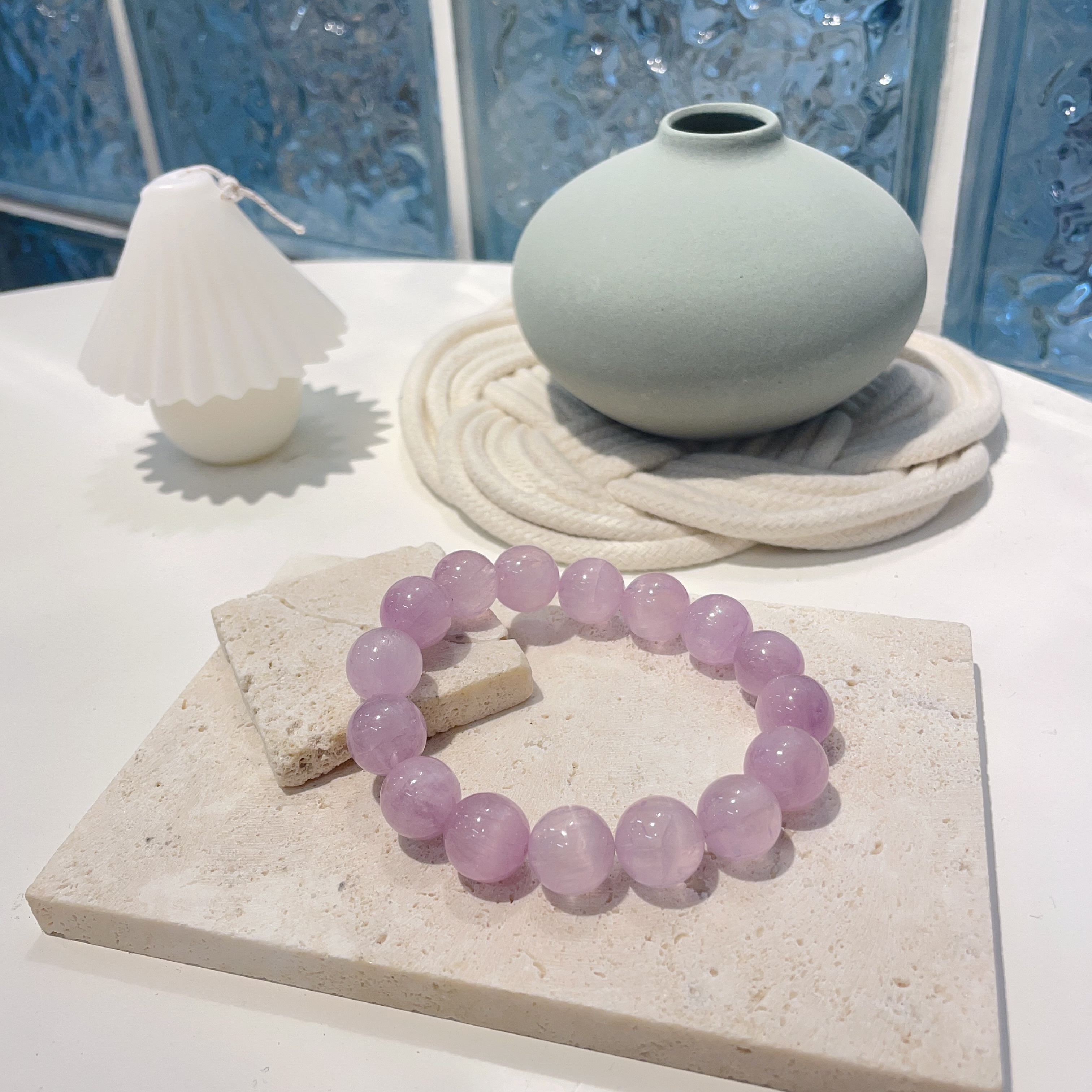 貓眼紫鋰輝手串 13mm