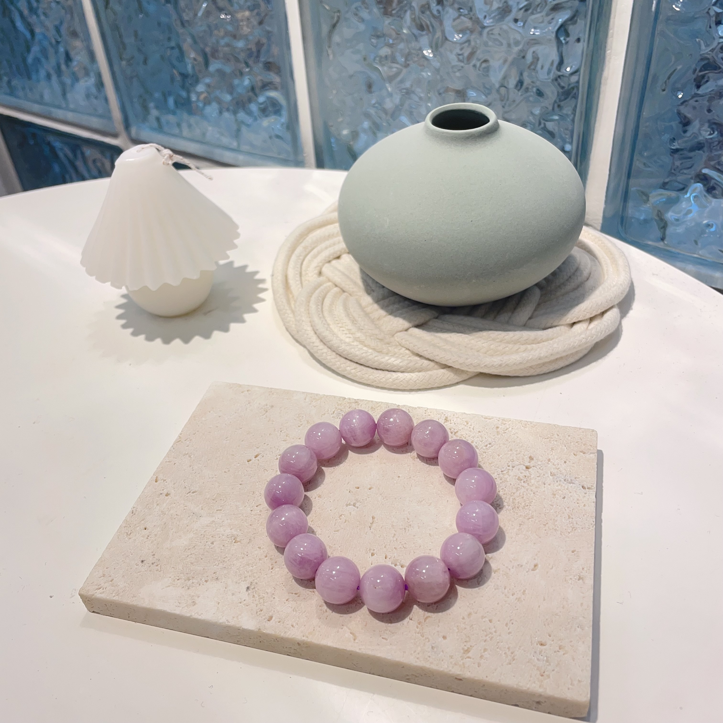 濃色紫鋰輝手串 12mm