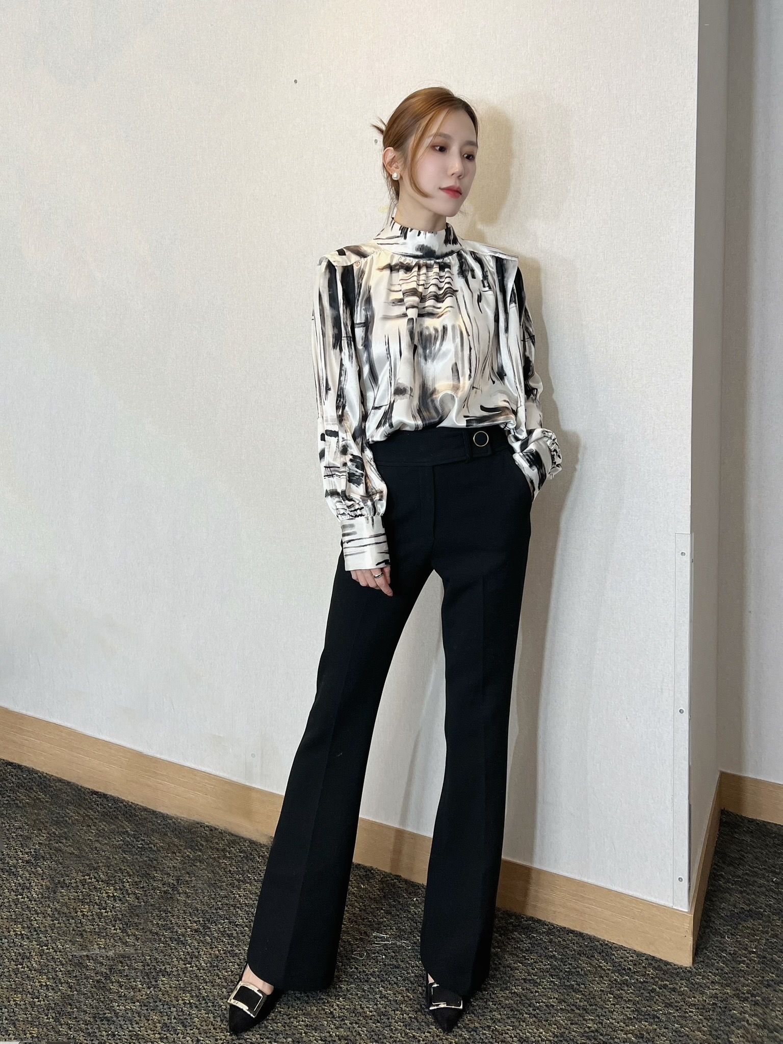 金釦長腿西褲(冬款)