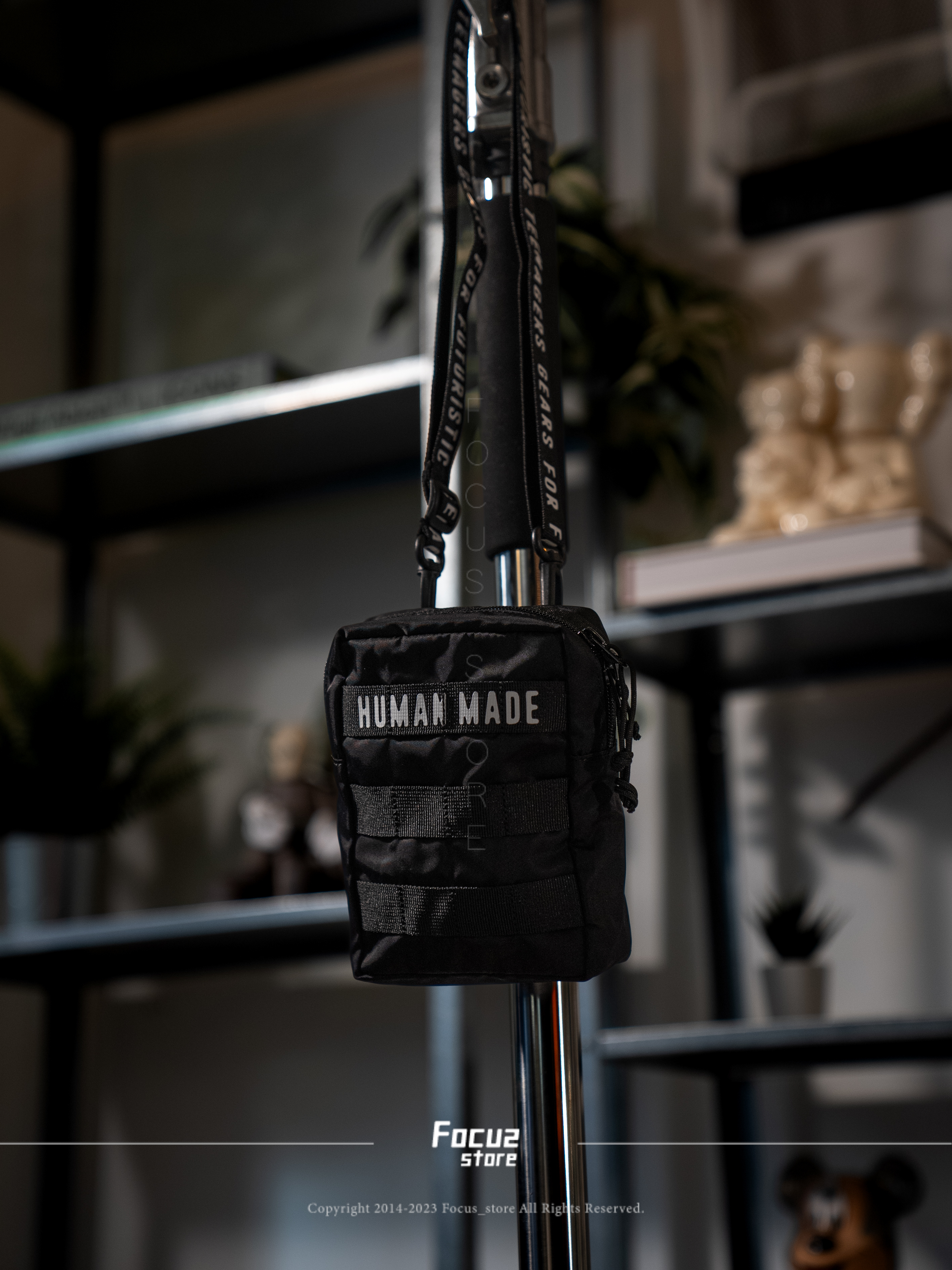 【Focus Store】現貨秒發 Human made SS23 Military Pouch "Black" 肩背包 黑色 HM25GD025