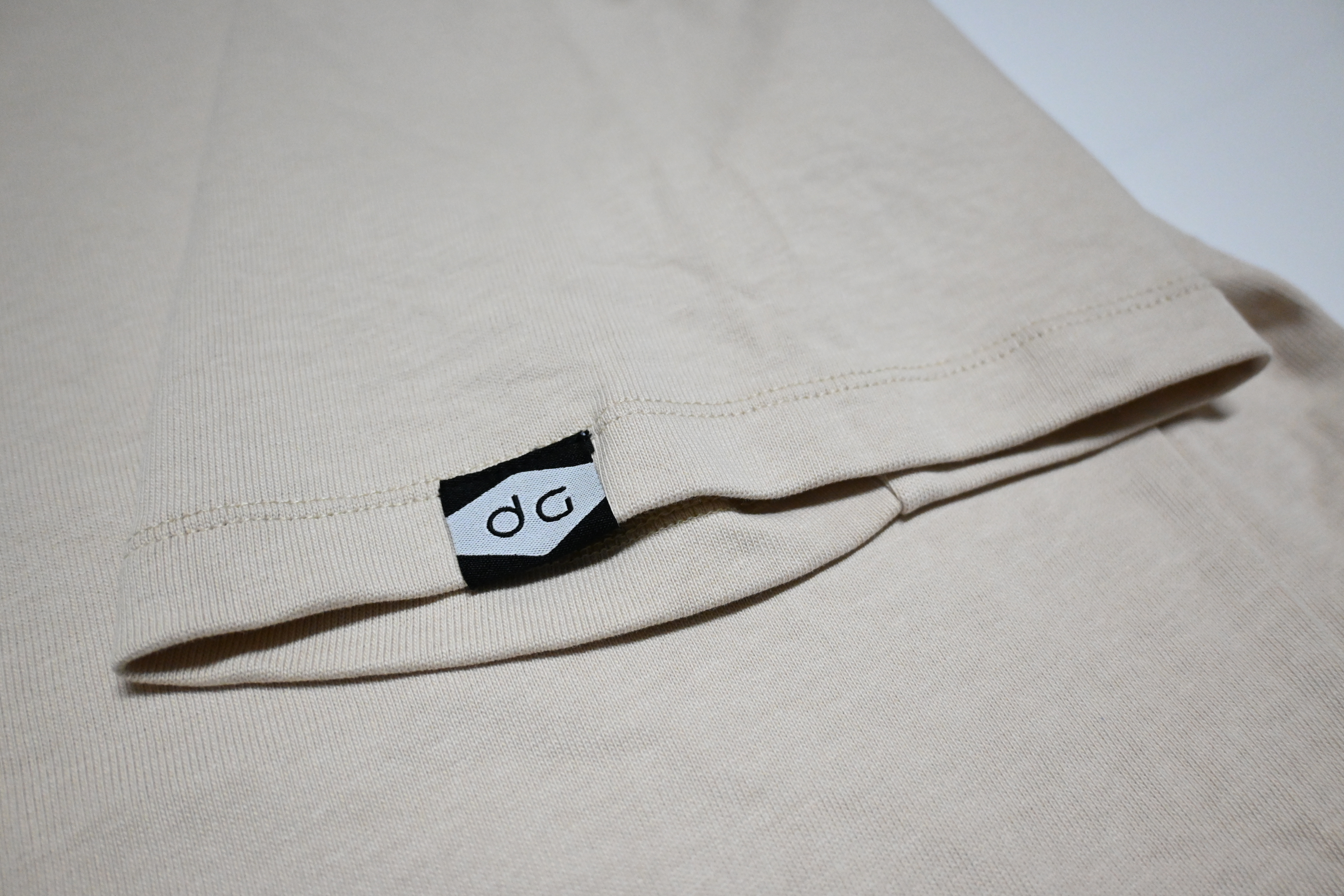 男裝 300g 重磅 Cotton Oversize Tee (杏色)