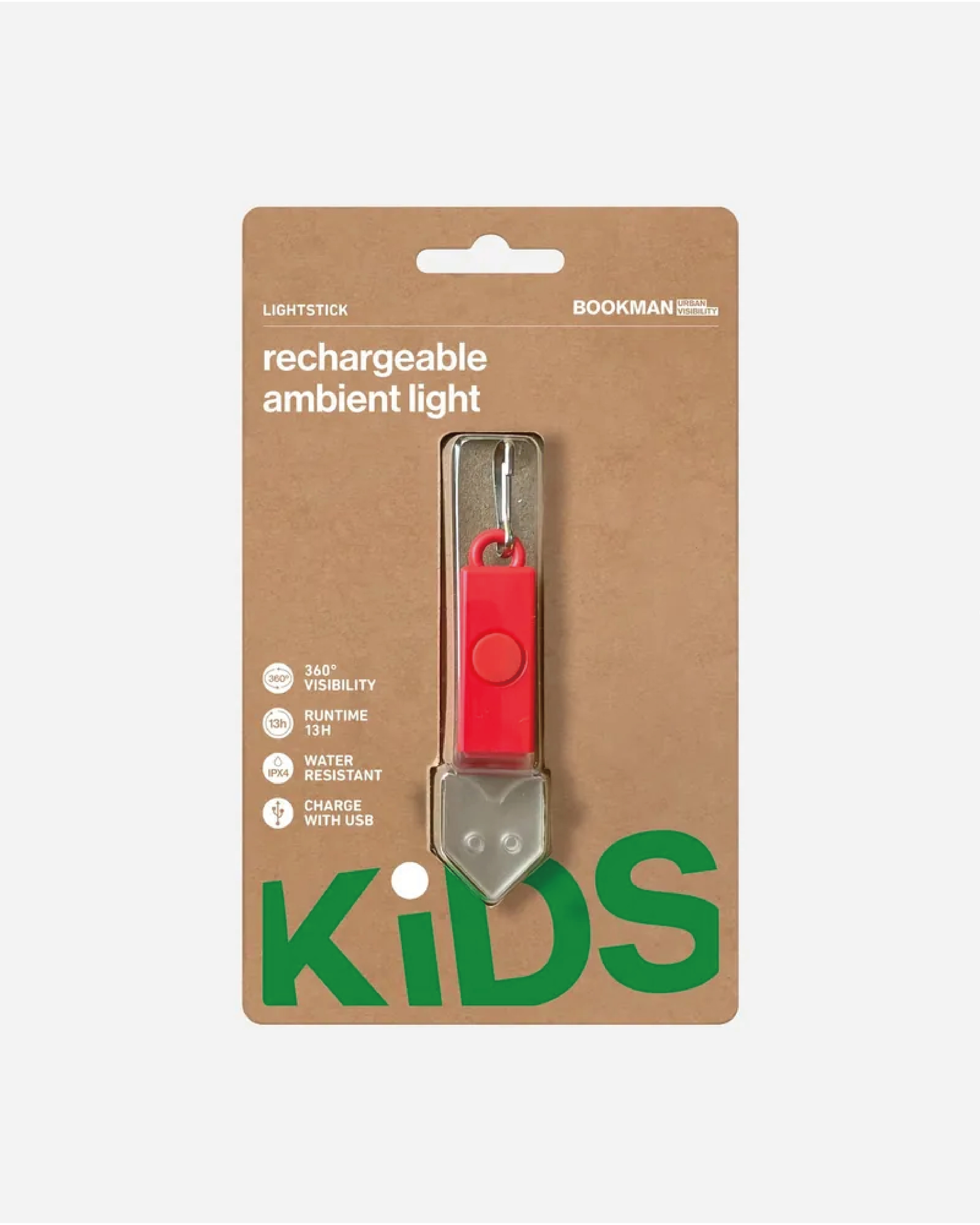 現貨【BOOKMAN】Lightstick 動物拉鍊燈 / Red Fox 狐狸紅