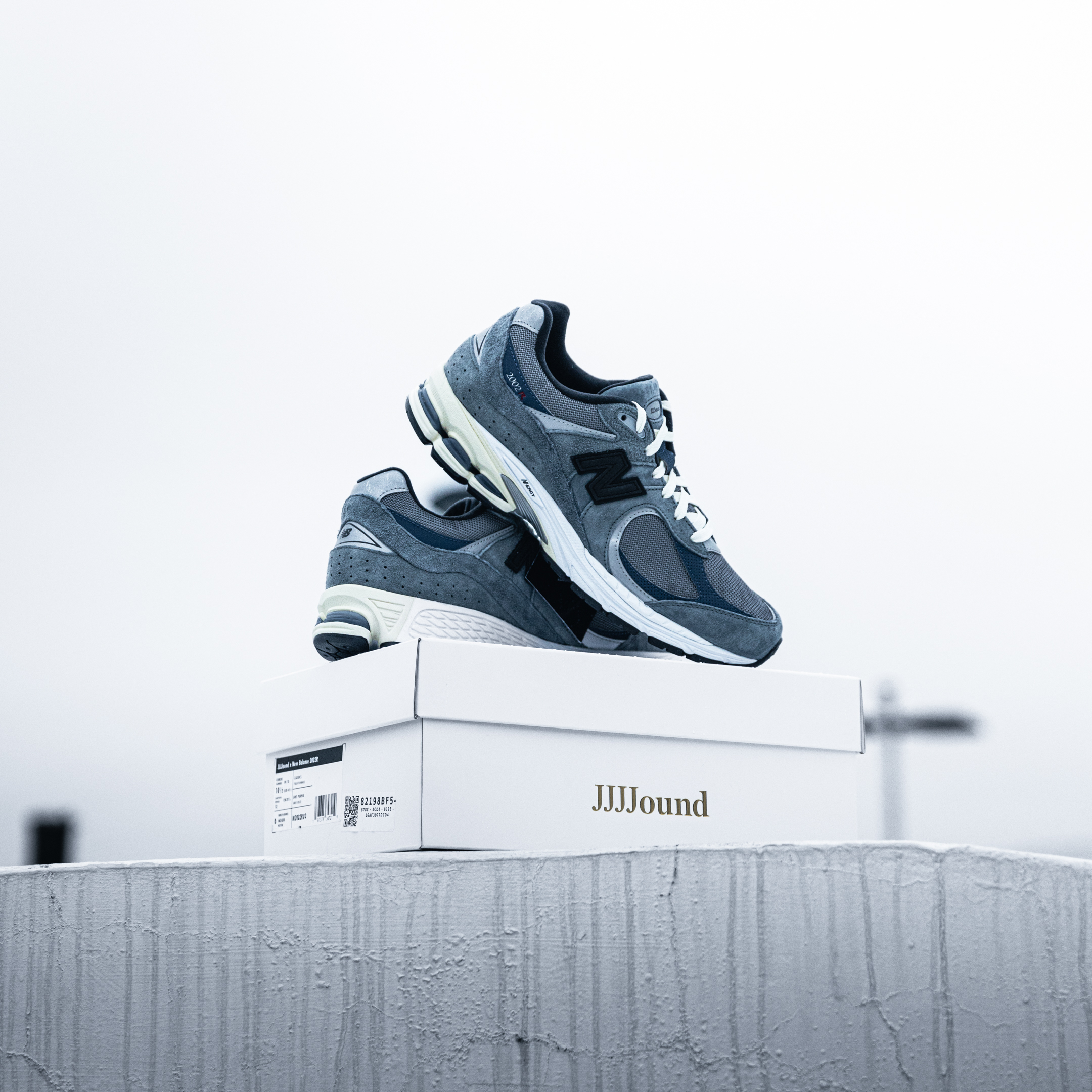 NICEDAY 代購 New Balance 2002R jjjjound 灰藍 麂皮 聯名款 反光 男女尺寸 M2002RU2