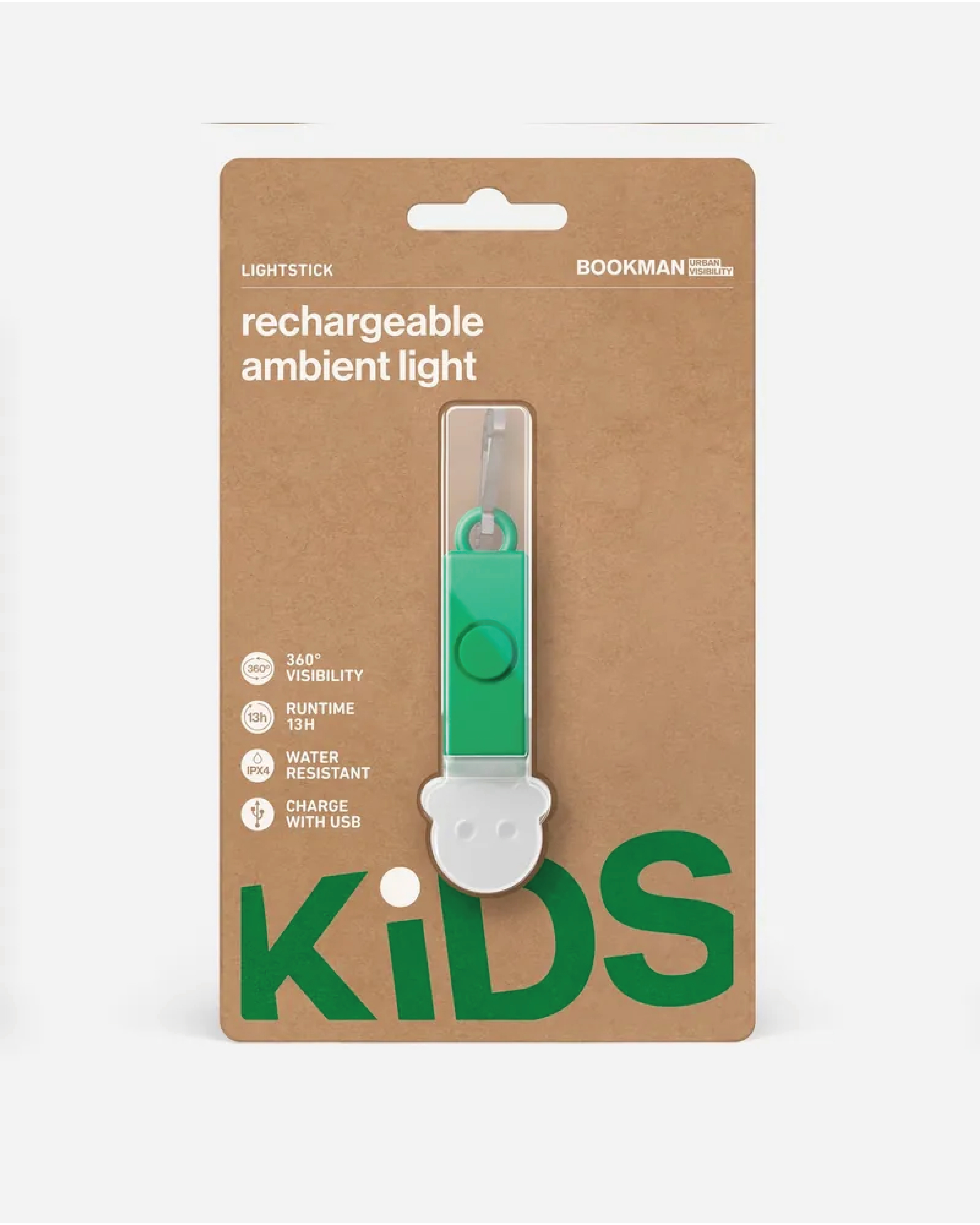 現貨【BOOKMAN】Lightstick 造型拉鍊燈 / Bear Green 小熊綠