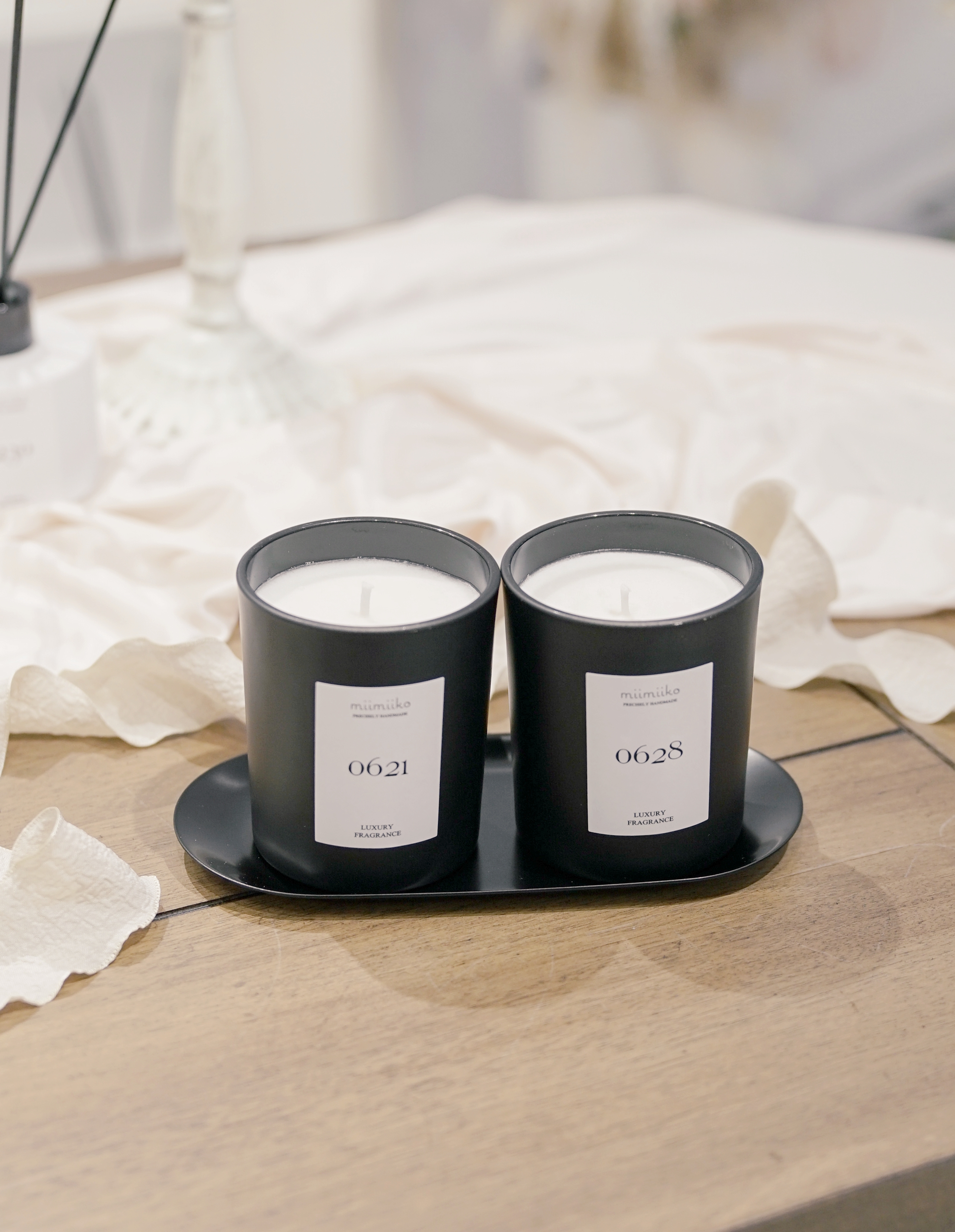 金屬飾品收納托盤✧燭杯底盤✦黑✦S