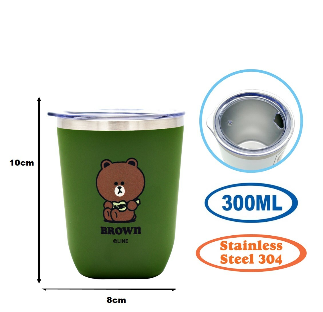 LINE FRIENDS | 空冷熱不鏽鋼保溫杯 保溫瓶(300ml)