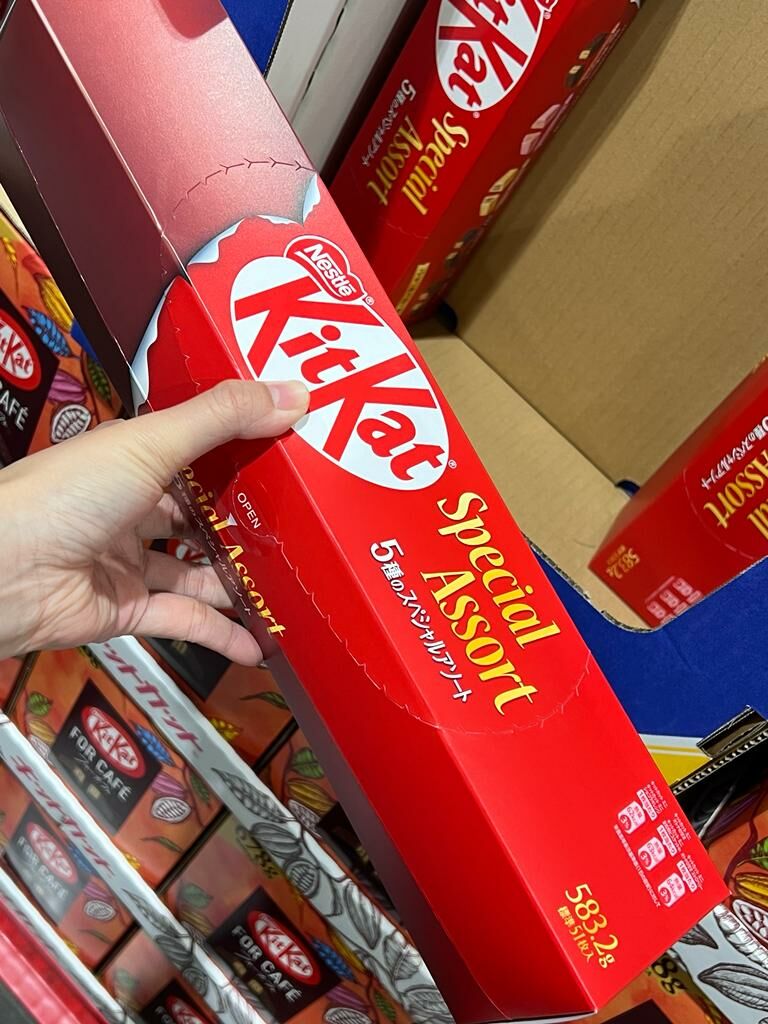 日本直送KITKAT巧克力威化餅5種口味583g