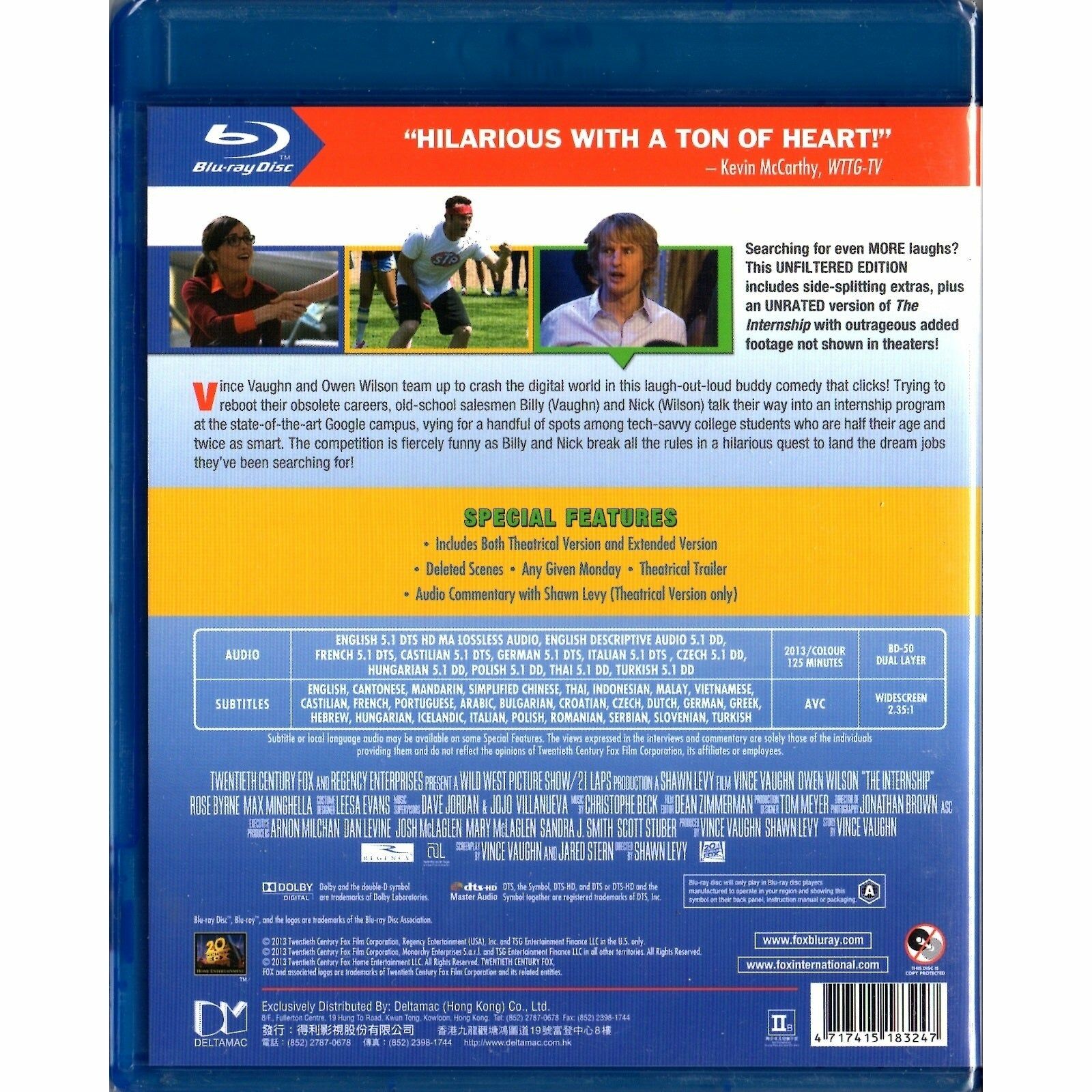 Internship, The (2012) (Blu-ray) (Hong Kong Version)