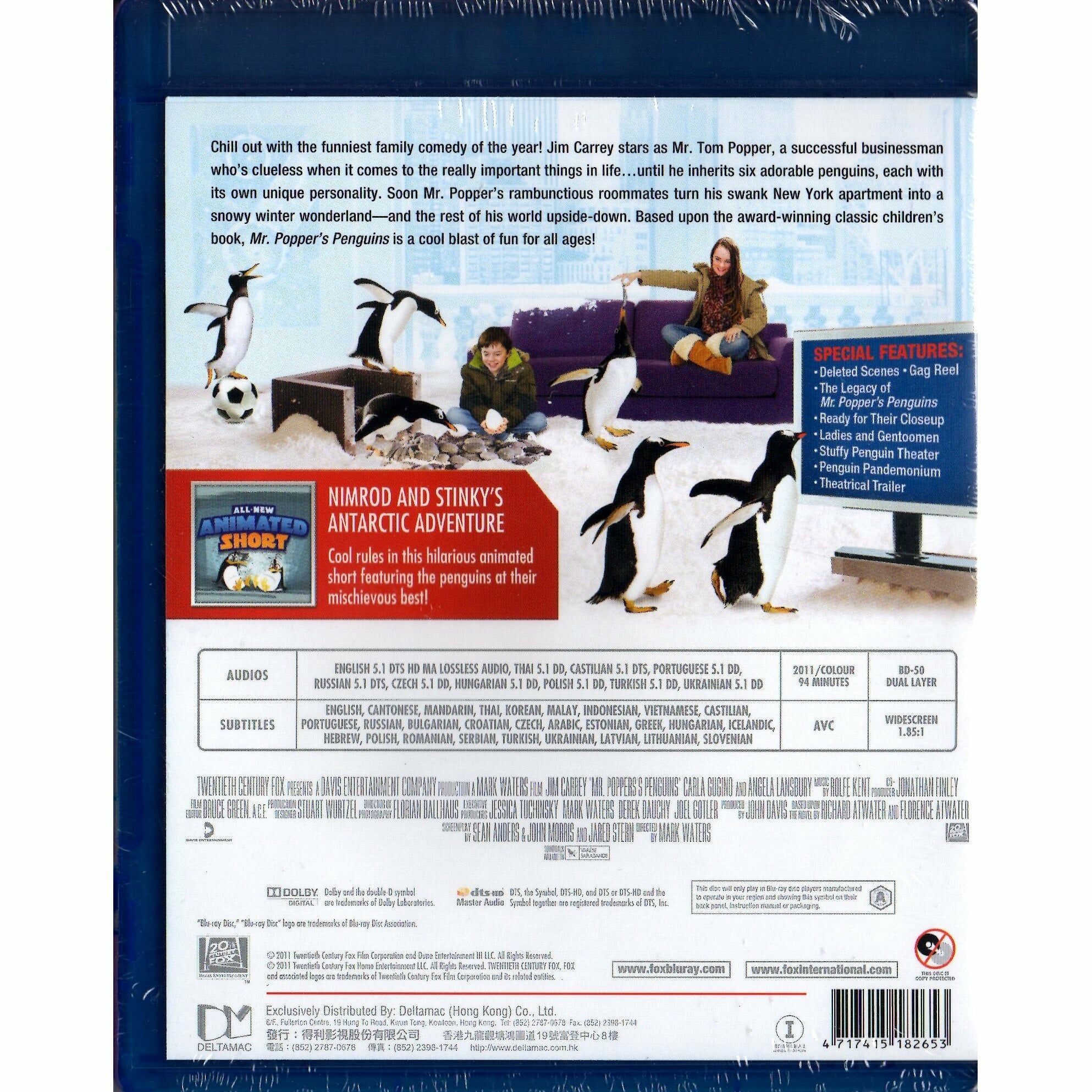 Mr. Poppers Penguins (2011) (Blu-ray) (Hong Kong Version)