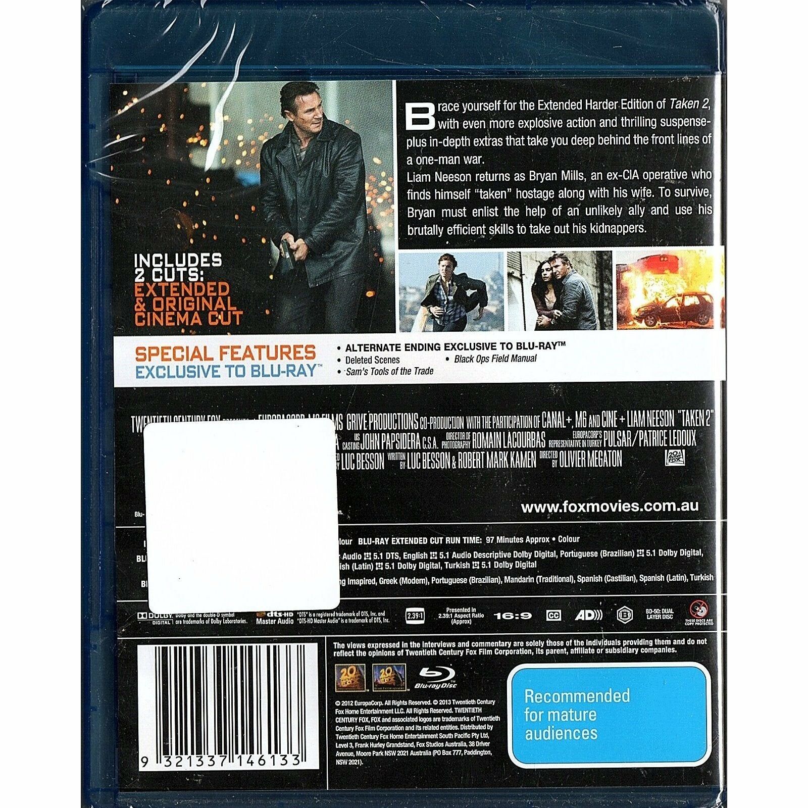 Taken 2 (2012) (Blu-ray) (Australia Version)