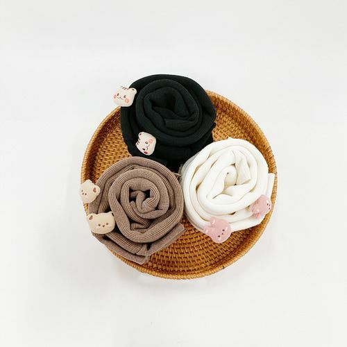 DOTFRIENDS暖呼呼系列-迷你玩偶高腰加絨保暖打底褲