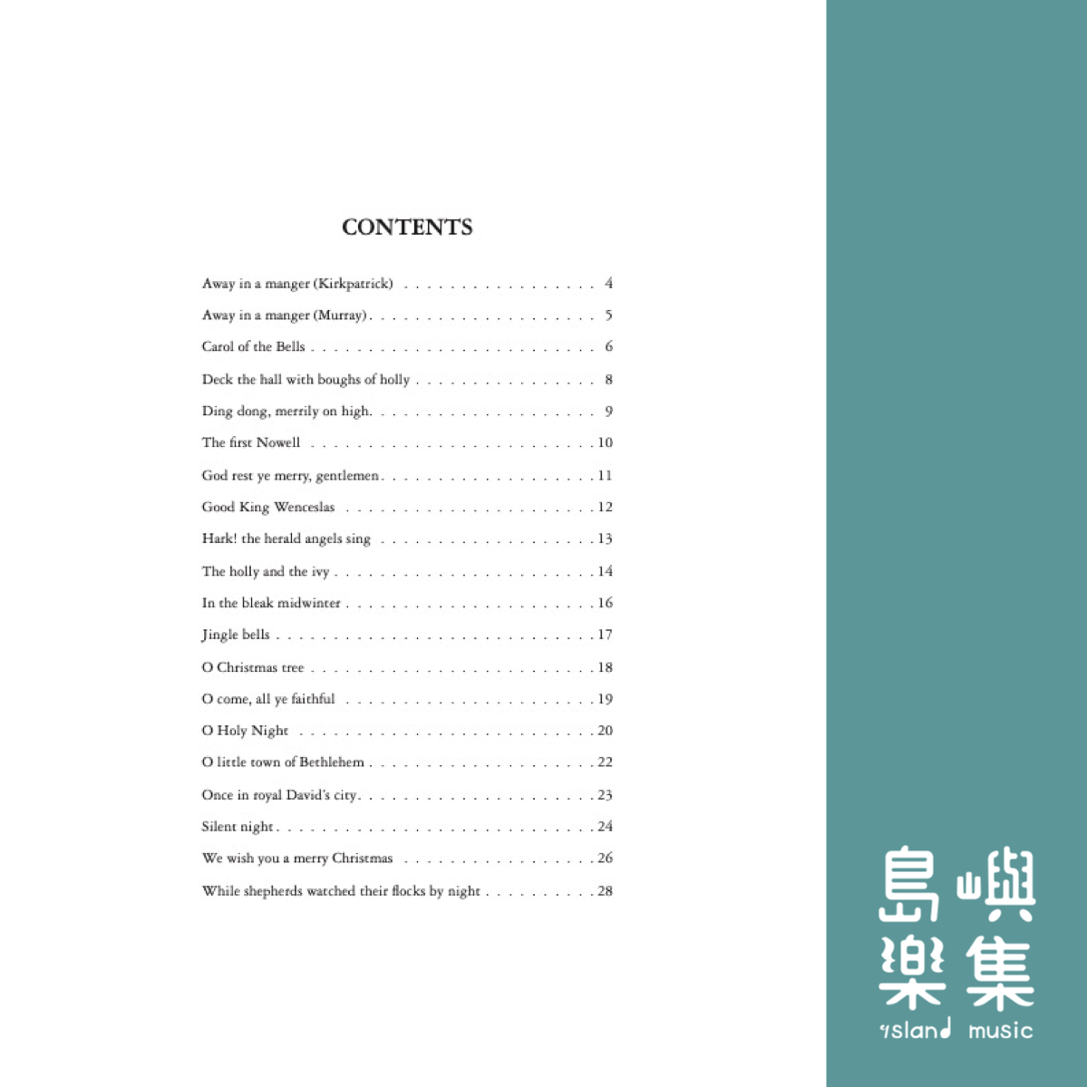 Christmas Carols for Easy Piano