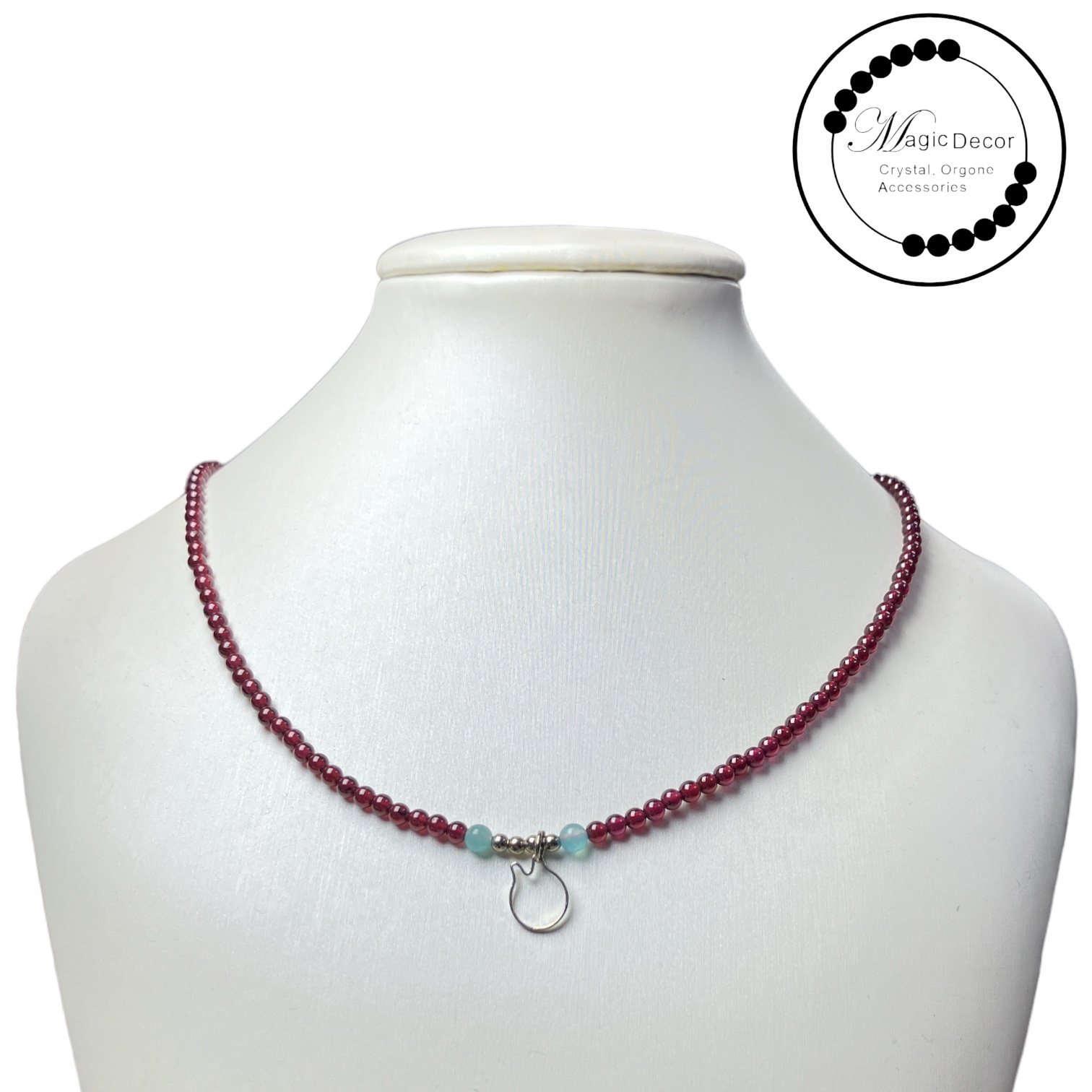 231204-d49 海藍寶紫牙烏DIY貓貓頸鏈