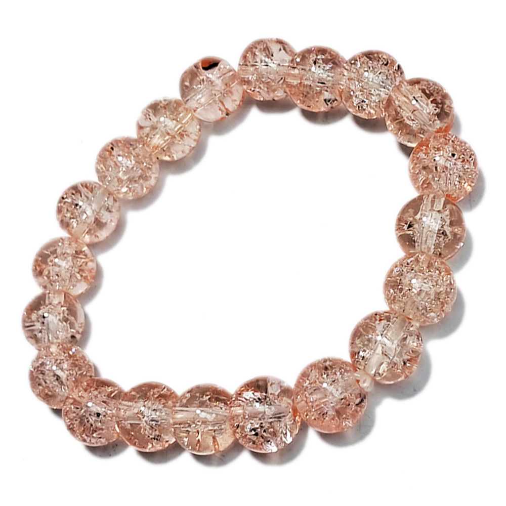 粉紅琉璃手珠9.6mm【十方】152670